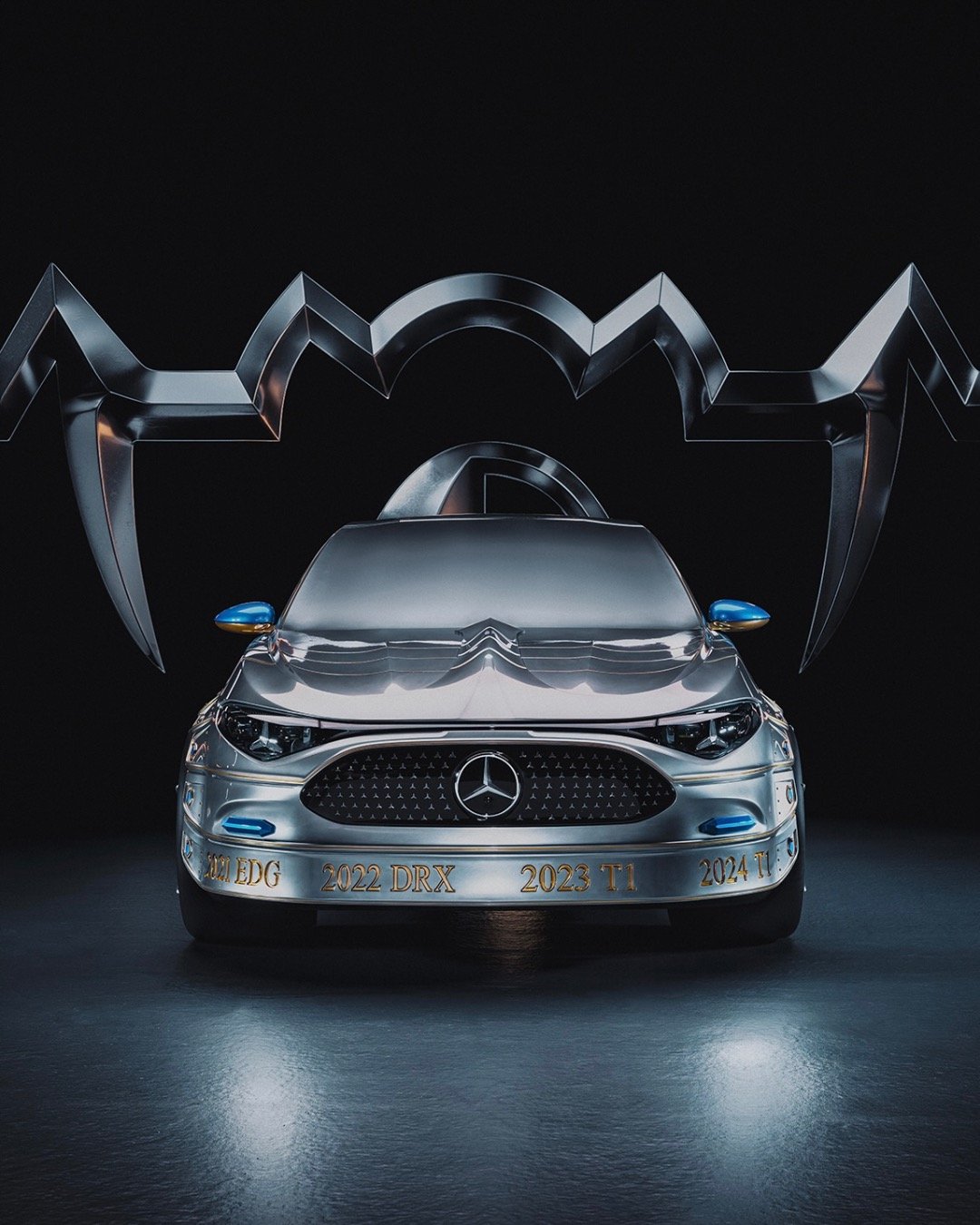 Mercedes-Benz is in its gaming bag with its League of Legends art piece