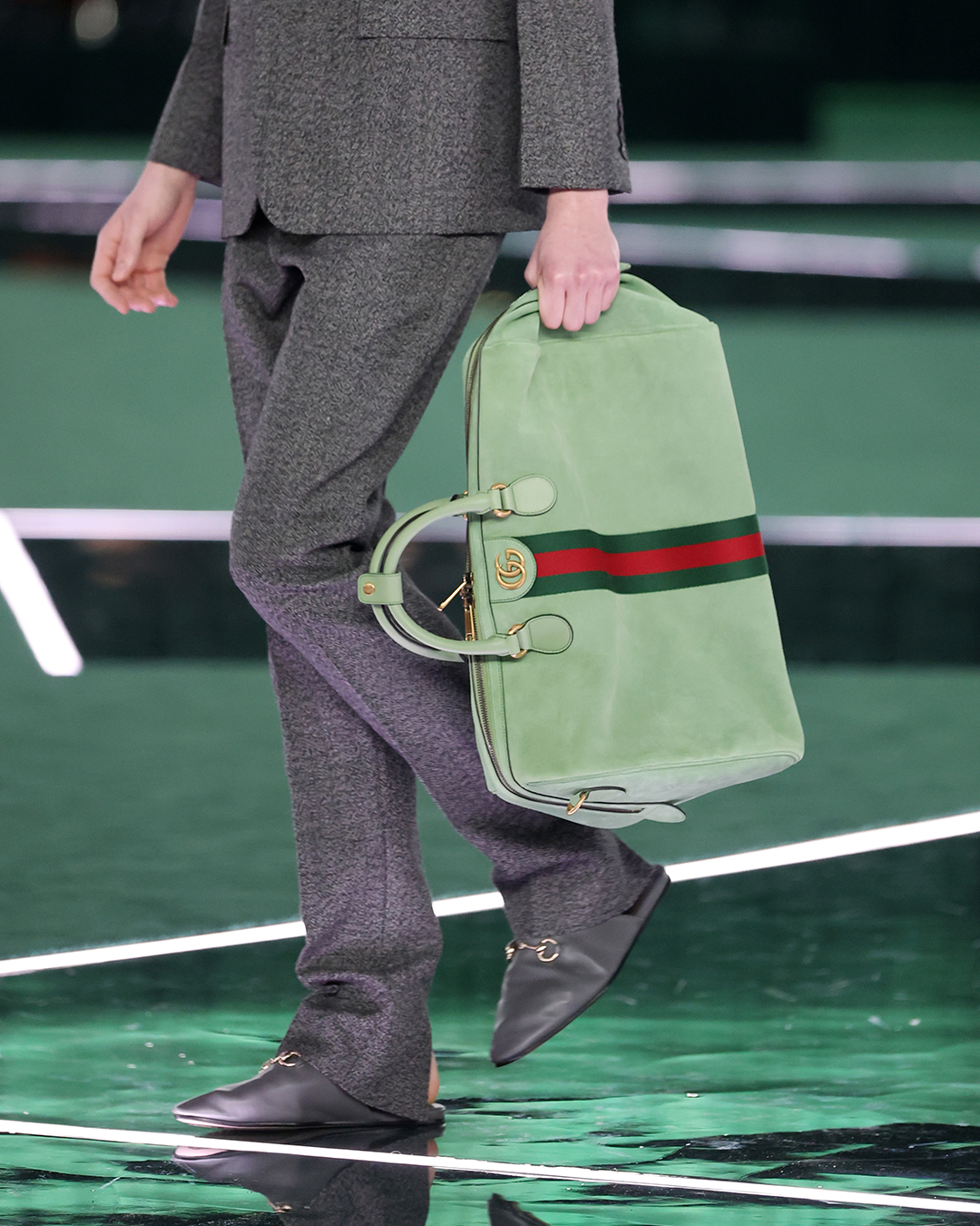 It was all about preppy glam at the Gucci FW25 show