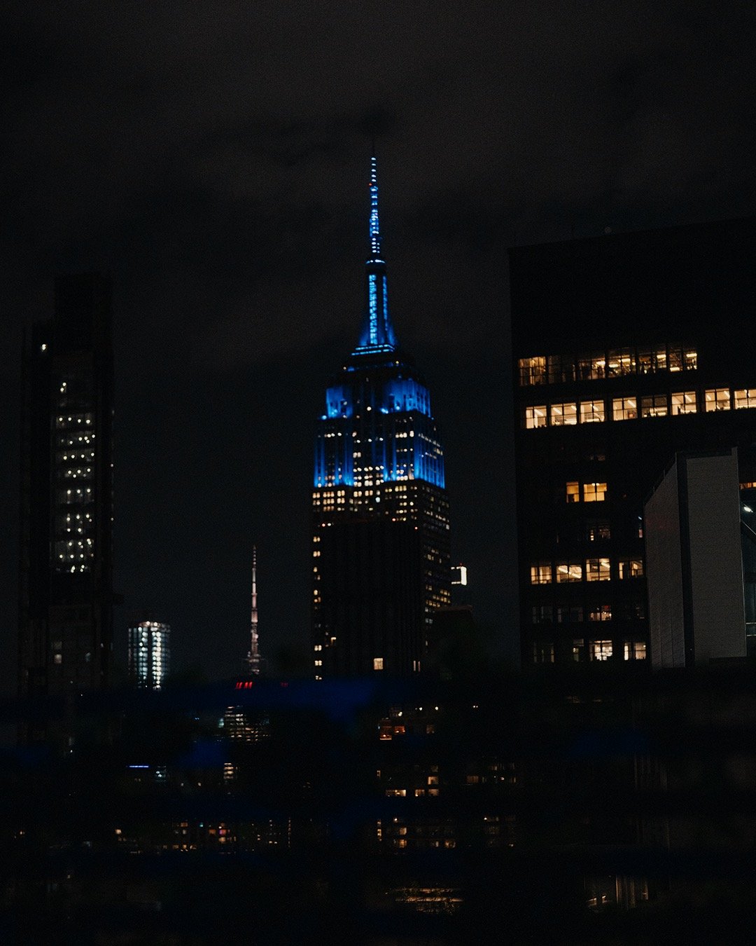 Chanel and Daniel Caesar linked up to turn the Empire State Building blue