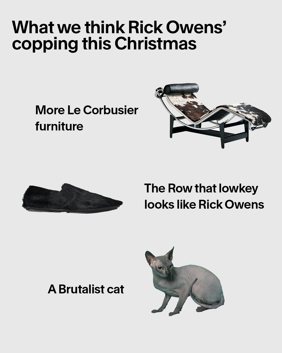 What will your favourite artists be copping this Christmas?