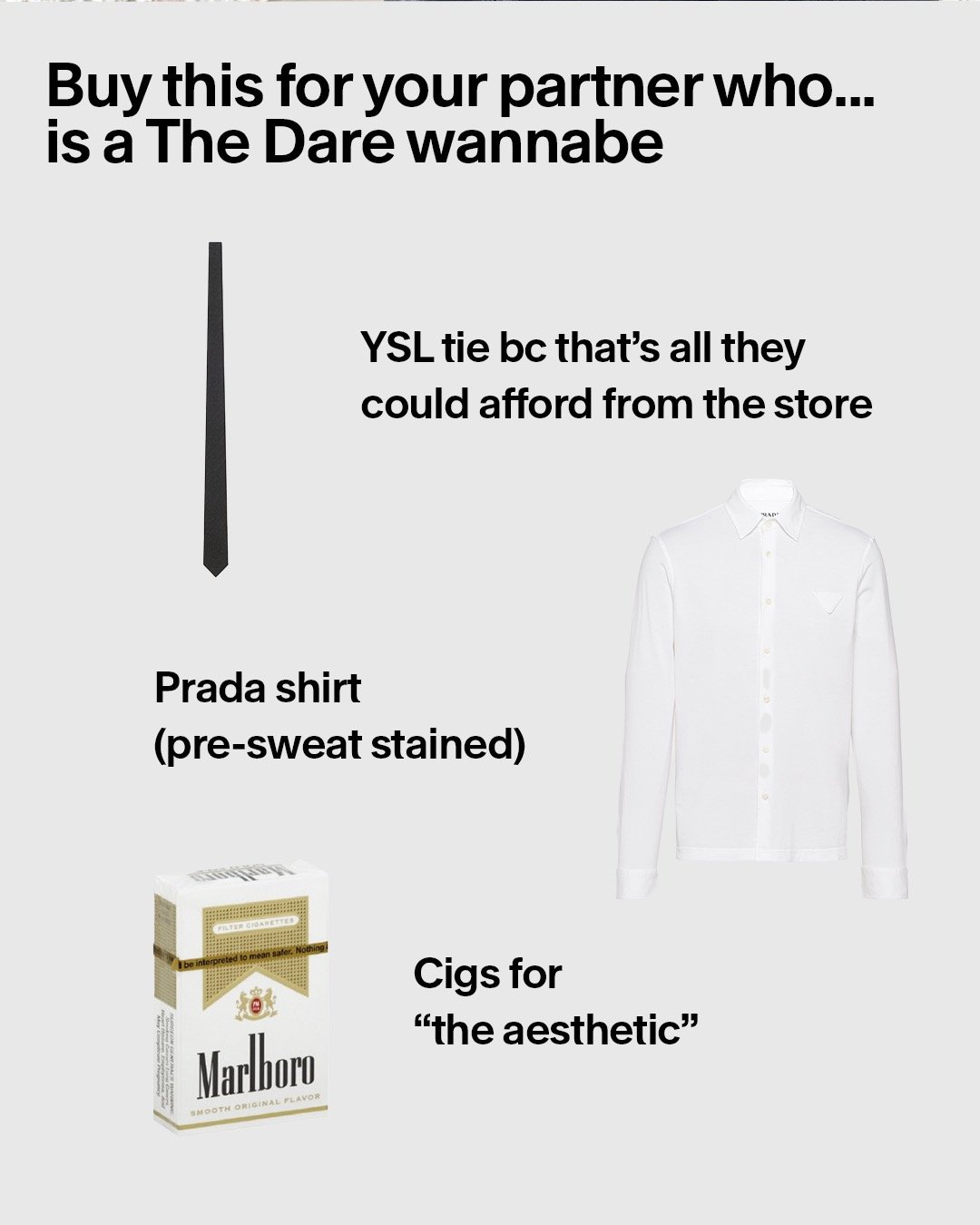 Xmas gifts to cop for your partner who...: a gift guide