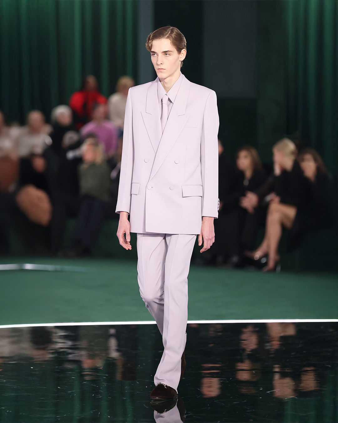 It was all about preppy glam at the Gucci FW25 show