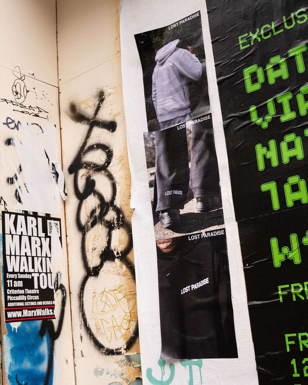 FEATHER PENDANTS X LOST PARADISE JUST SHUT DOWN OXFORD ST