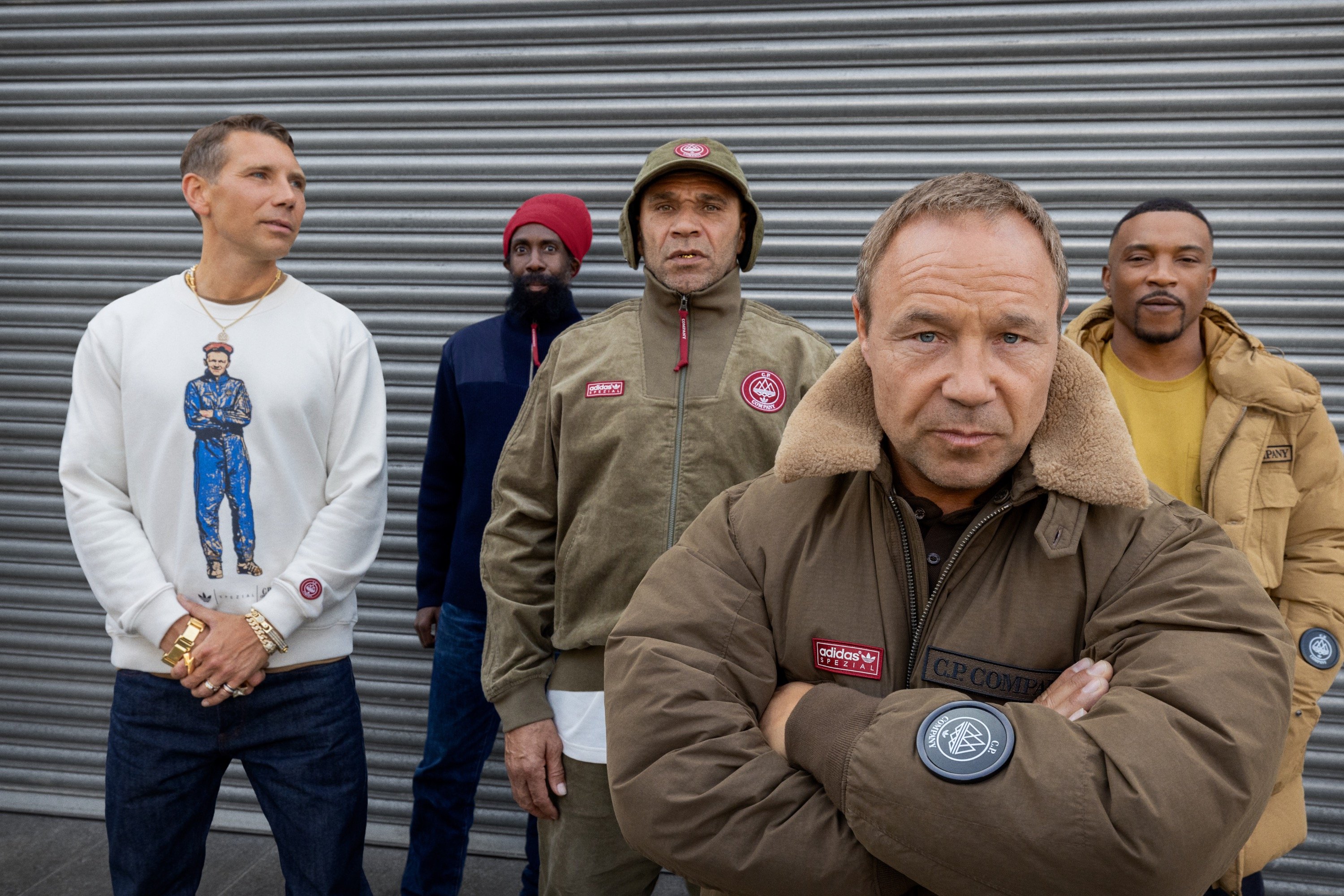 Goldie, Stephen Graham, Toby Mclellan and more are in C.P. Company x Adidas SPZL's new campaign