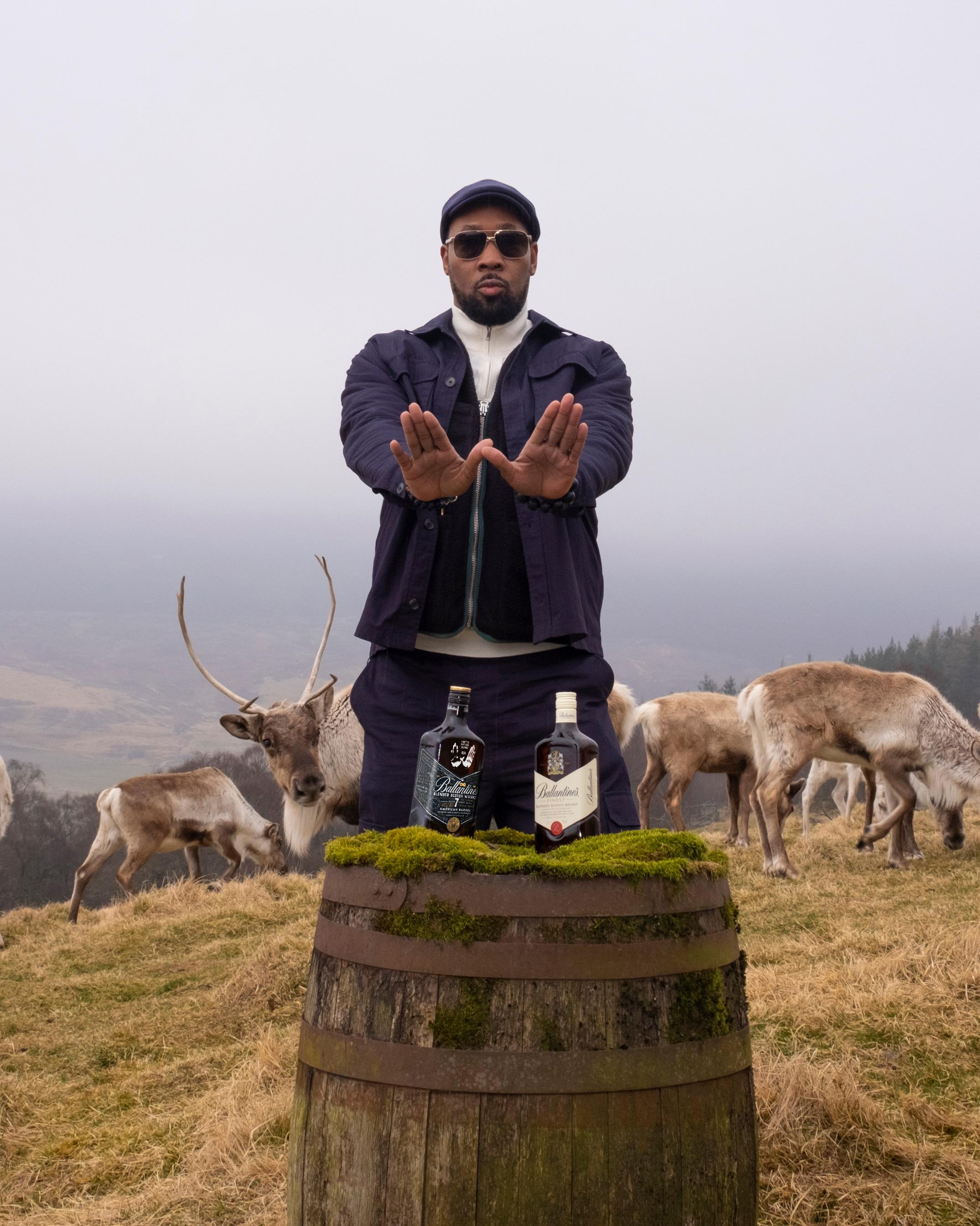 The hip-hop & rap legend RZA is the gift that keeps on giving with Ballantine’s on his mind