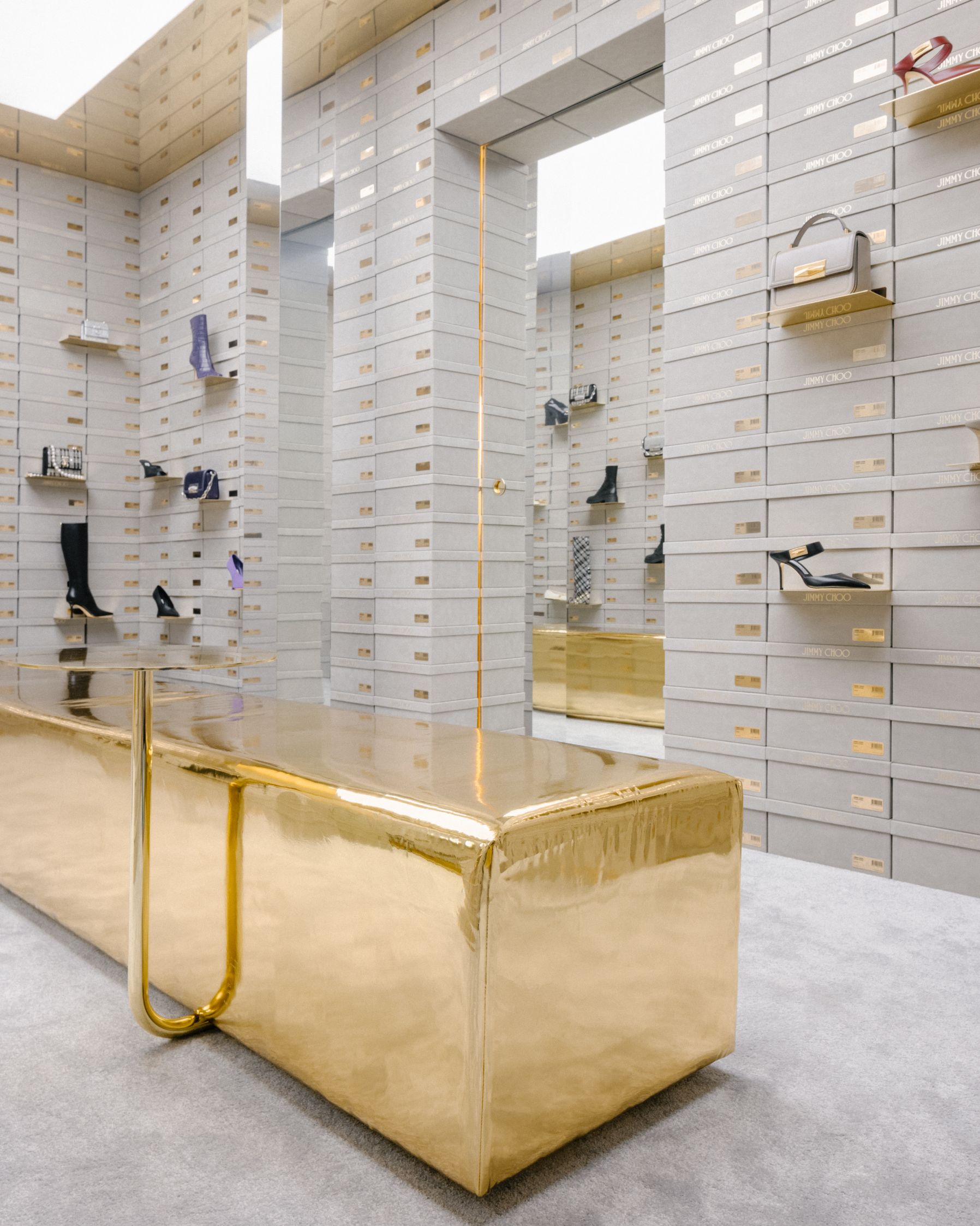 Crosby Studios’ Harry Nuriev turns Jimmy Choo’s Paris store into an unbreakable vault