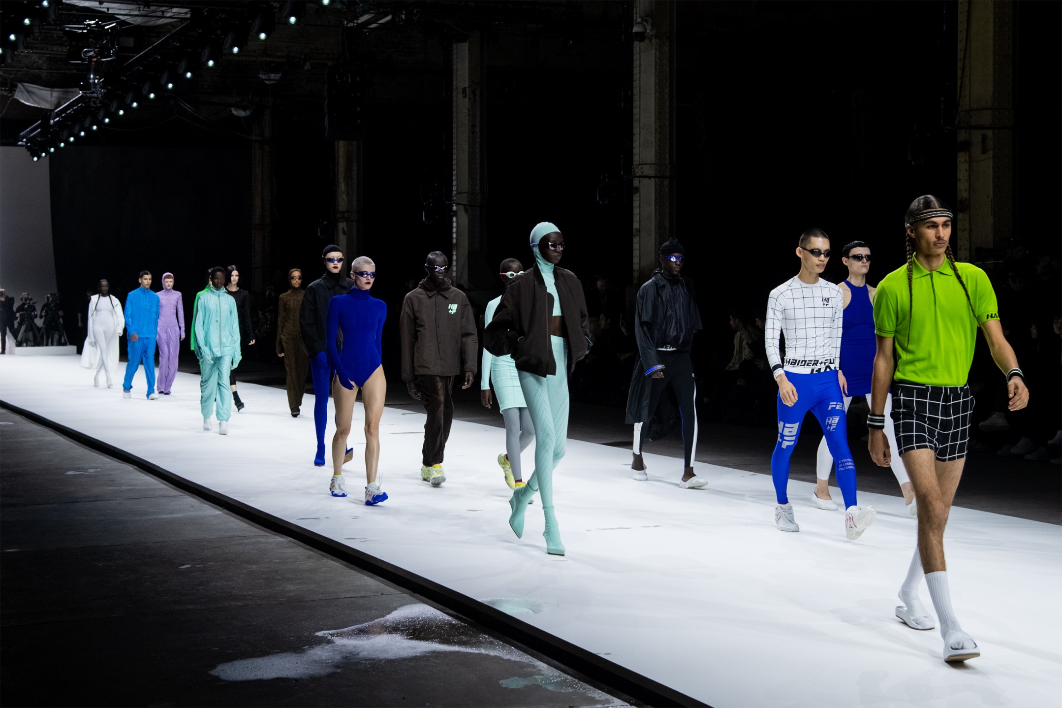 INDUSTRIALISM, RAVE AND SPORTS ALL COMBINED FOR HAIDER ACKERMANN X FILA