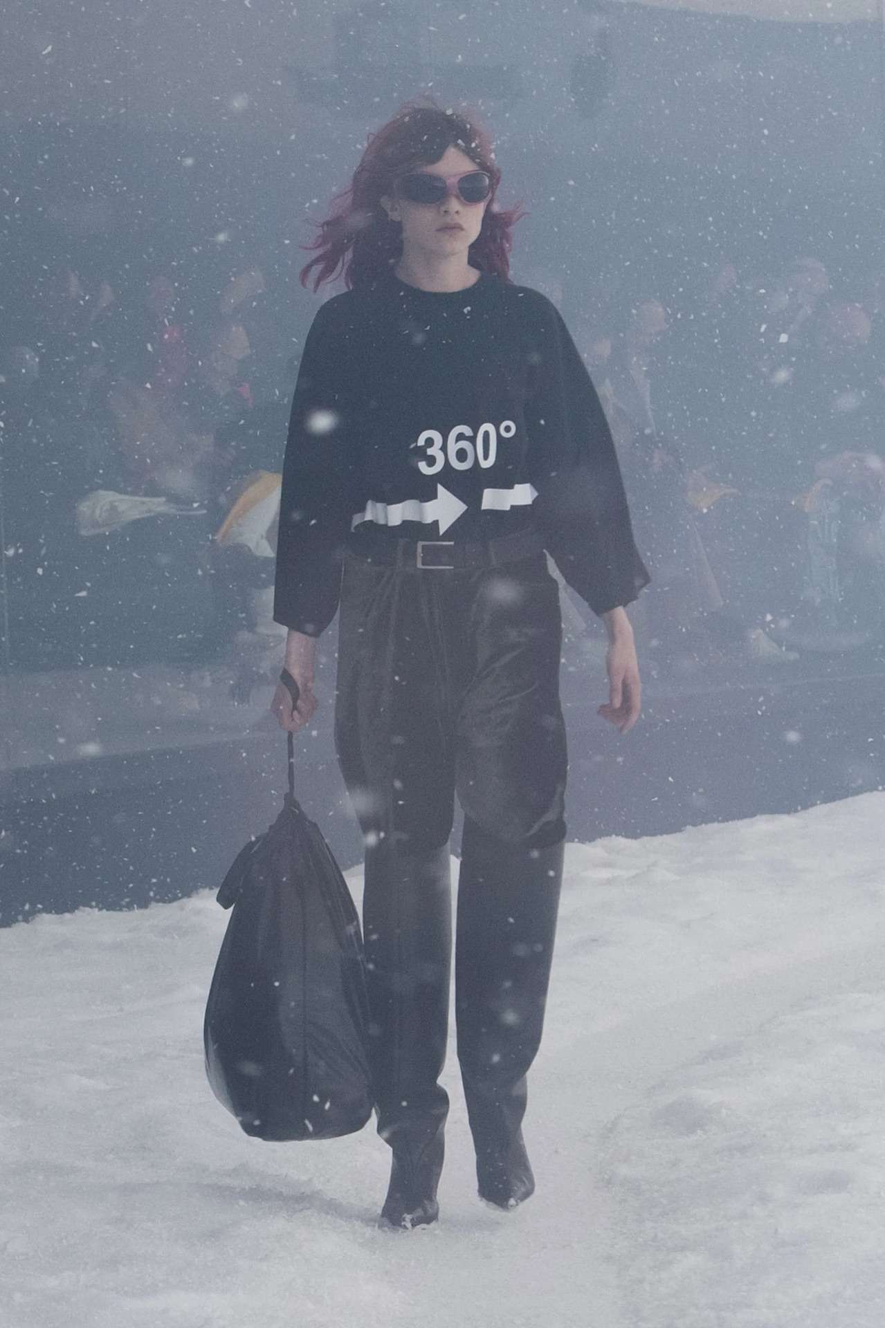 THE BALENCIAGA SHOW WAS MEANT TO BE AN UNCOMFORTABLE VIEWING EXPERIENCE
