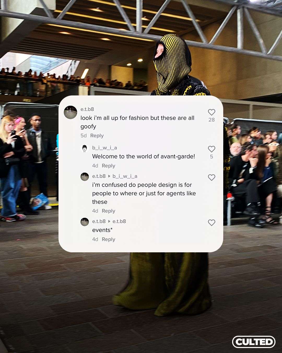 CULTED COMMUNITY TALKS: THE CSM BA FASHION SHOW