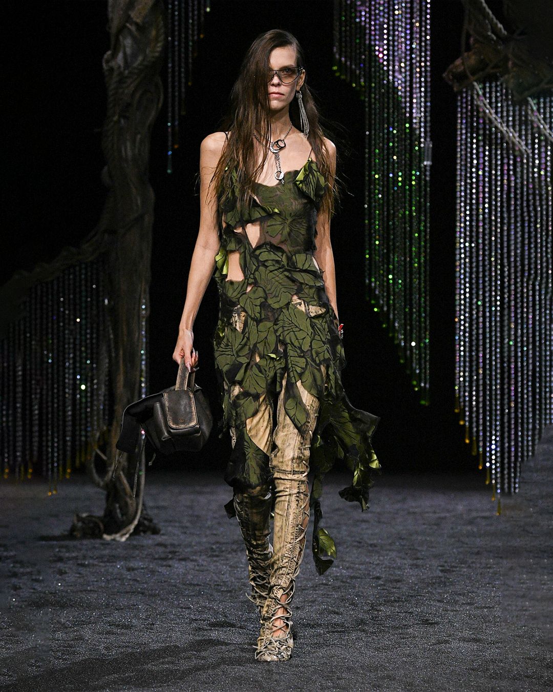 FOREST VINES AND LOTS OF LEATHER: ACNE STUDIOS FW23 COLLECTION