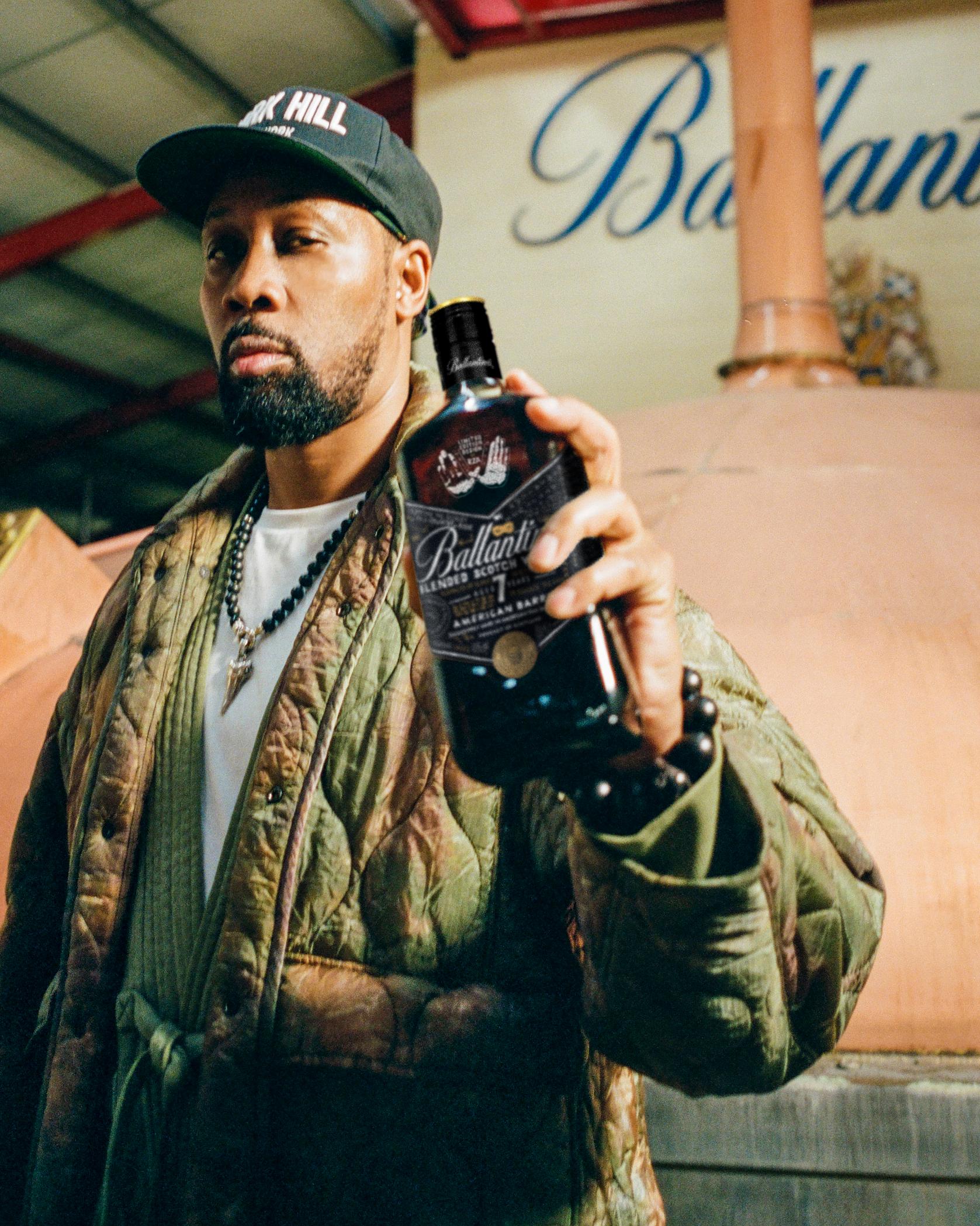 The hip-hop & rap legend RZA is the gift that keeps on giving with Ballantine’s on his mind