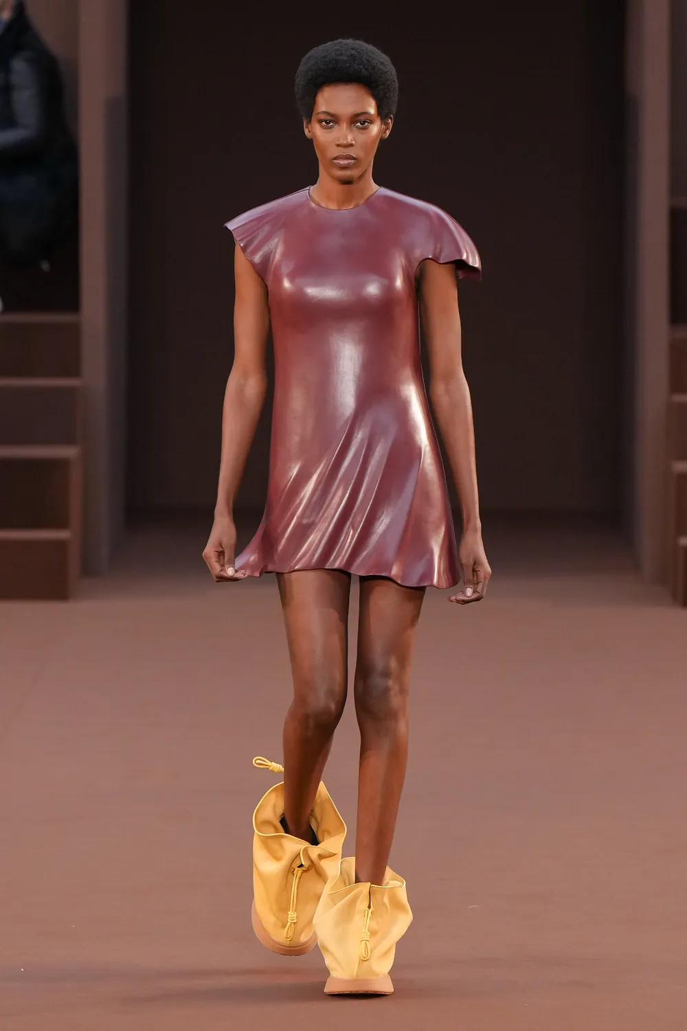 LOEWE 'CAR-DRESS' CAUSE CHAOS AT FW22 SHOW
