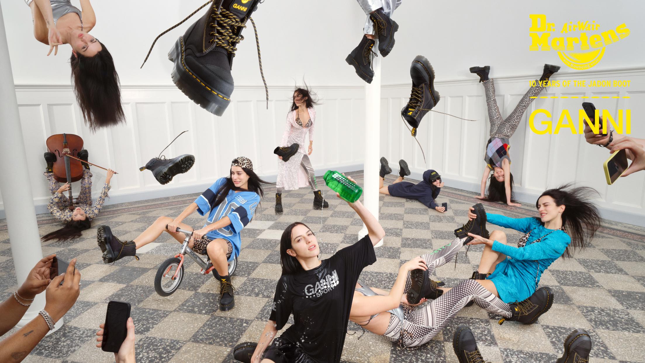 GANNI and Dr. Martens are celebrating 10 years of the Jadon Boot