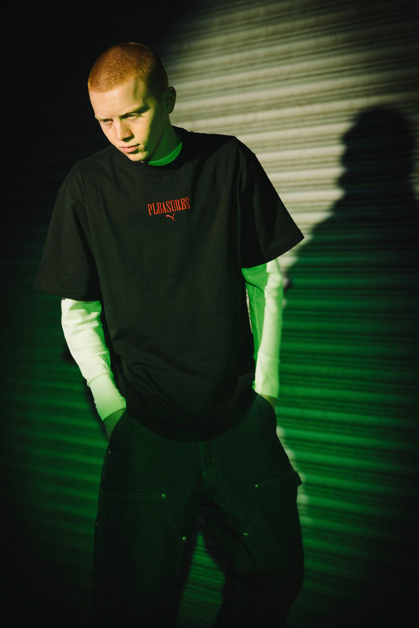 PUMA and PLEASURES are racing into a second collaboration