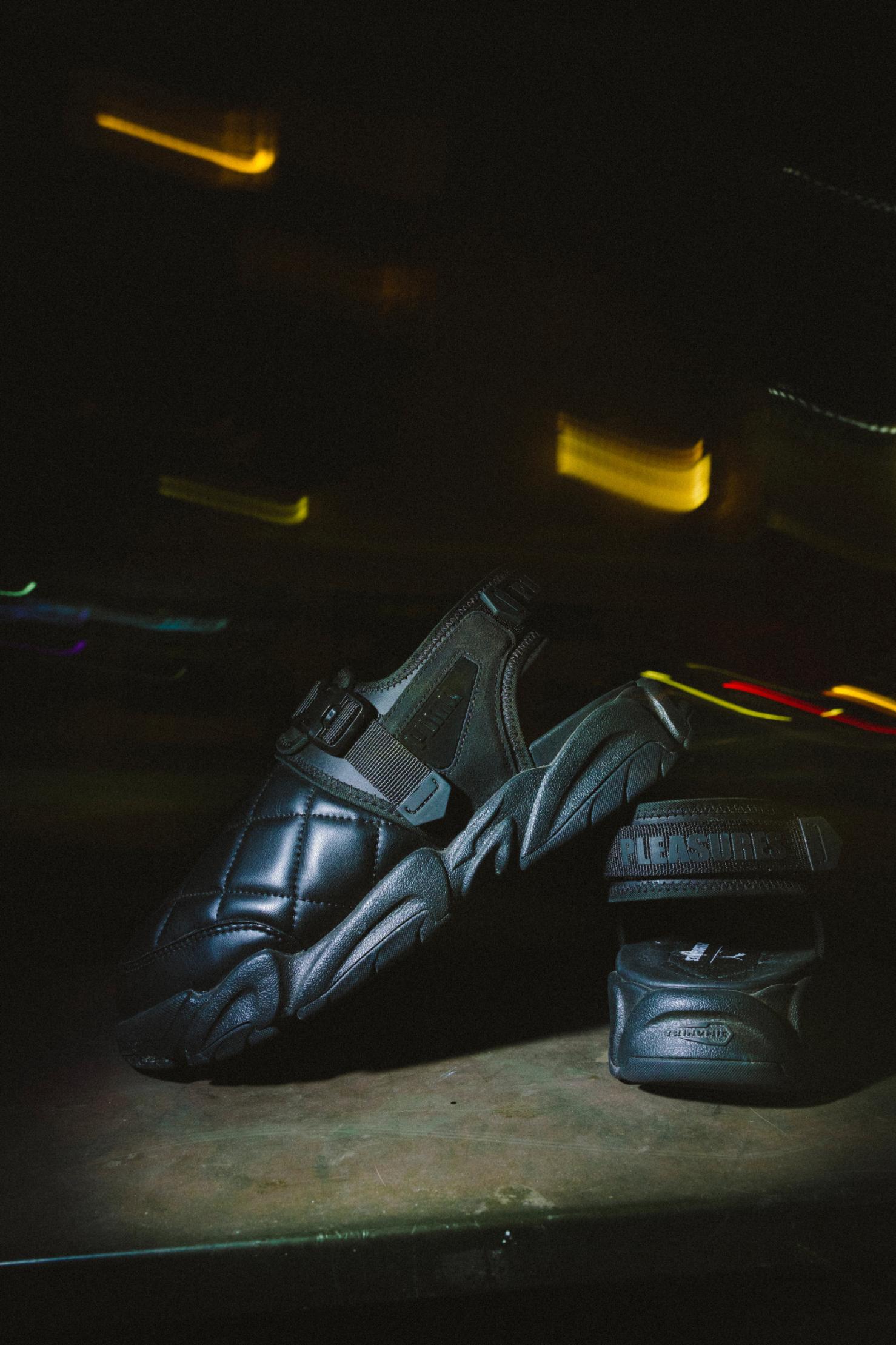 PUMA and PLEASURES are racing into a second collaboration