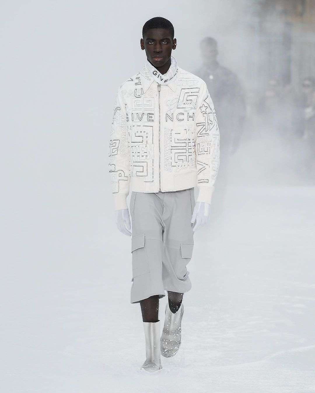 MATTHEW M. WILLIAMS' FIRST GIVENCHY MENSWEAR SHOW SLAPPED. & SPLASHED