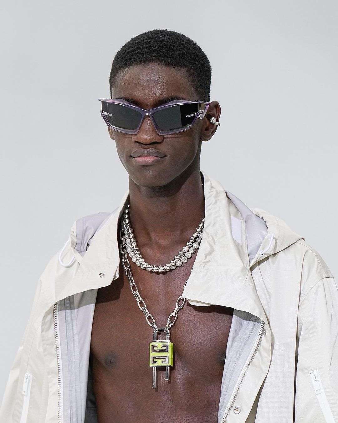 MATTHEW M. WILLIAMS' FIRST GIVENCHY MENSWEAR SHOW SLAPPED. & SPLASHED
