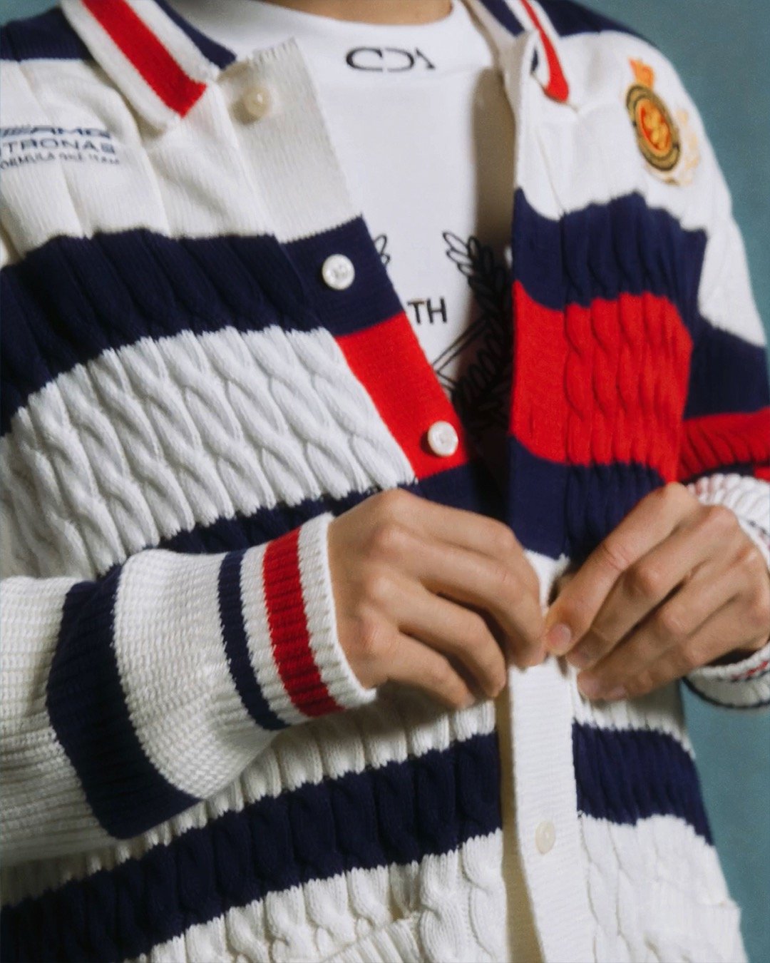 We linked up with Lewis Hamilton and George Russell to talk about the new Tommy Hilfiger x Mercedes-AMG F1 x Clarence Ruth collab
