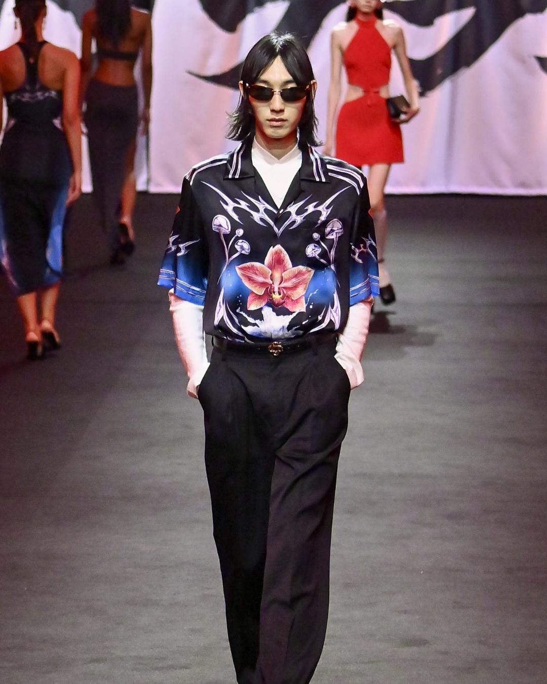 Casablanca kept its colour for FW25 with Tokyo aesthetics
