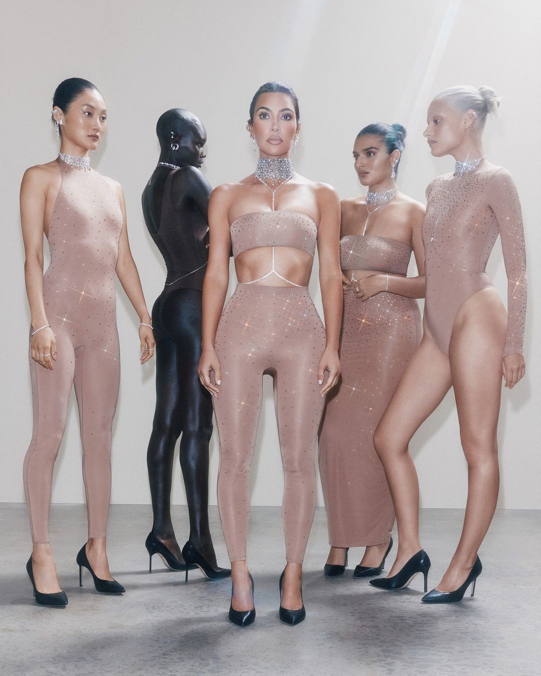 SKIMS sparkles in Swarovski crystals