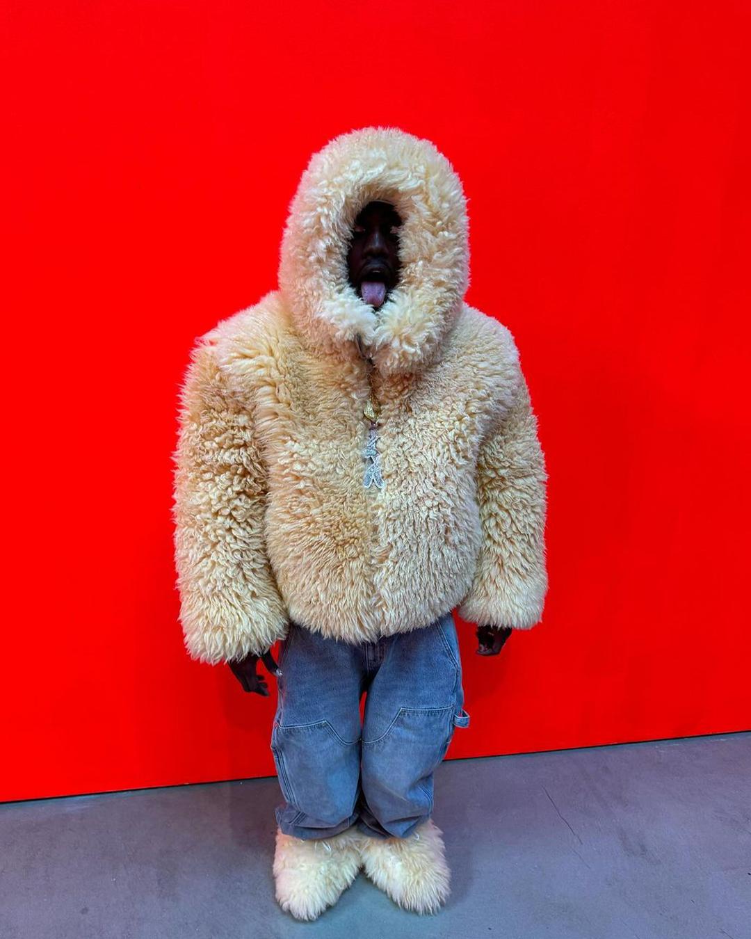 Why is fashion obsessed with hairy shoes atm?