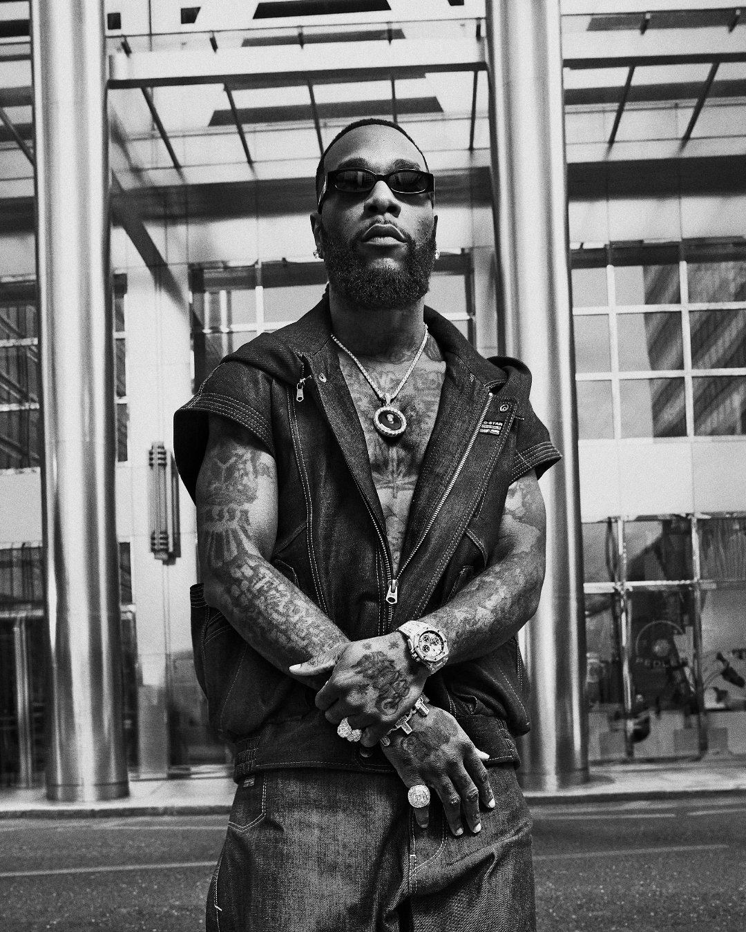 Burna Boy is the new face of G-STAR