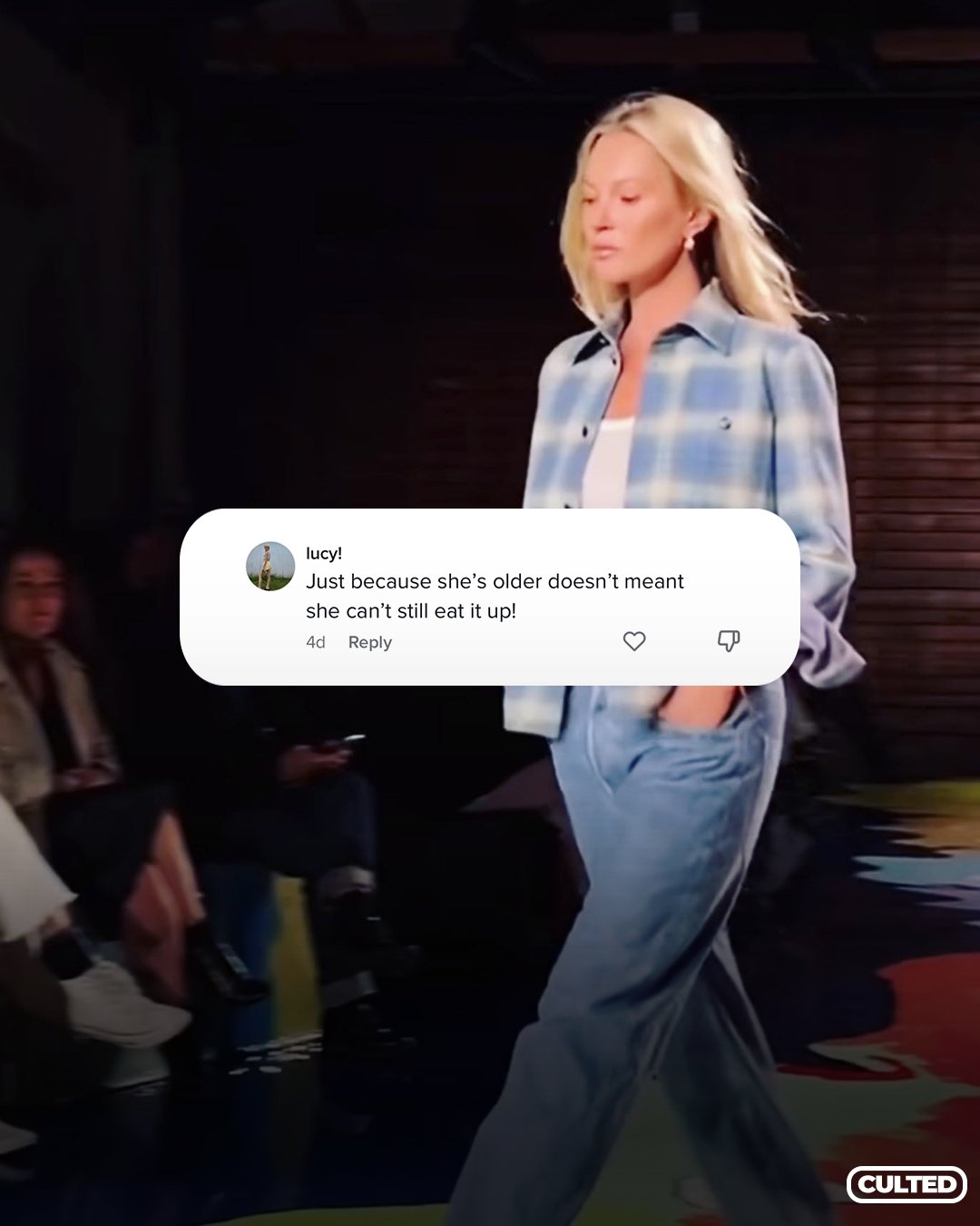 CULTED COMMUNITY TALKS: CELEBRITIES RUSH THE RUNWAY FT KATE MOSS