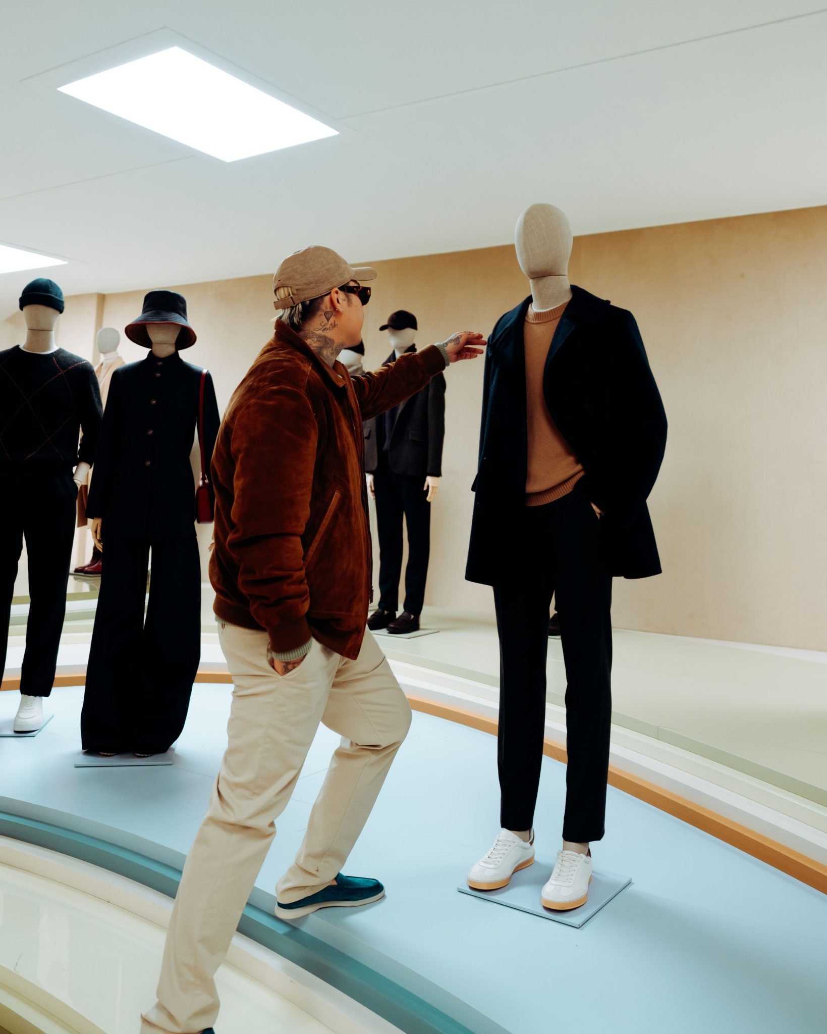 TATTOOS, TRAVEL & CREATIVITY: DR. WOO FOR LORO PIANA’S FW23 COLLECTION