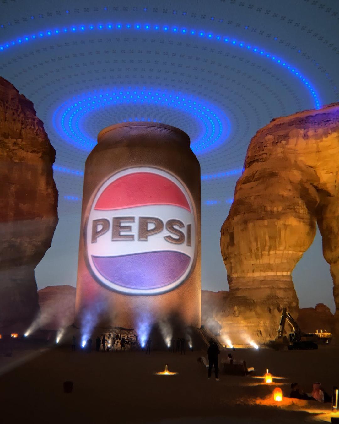 Same Pepsi, new identity – check out how Pepsi is taking over iconic landmarks globally