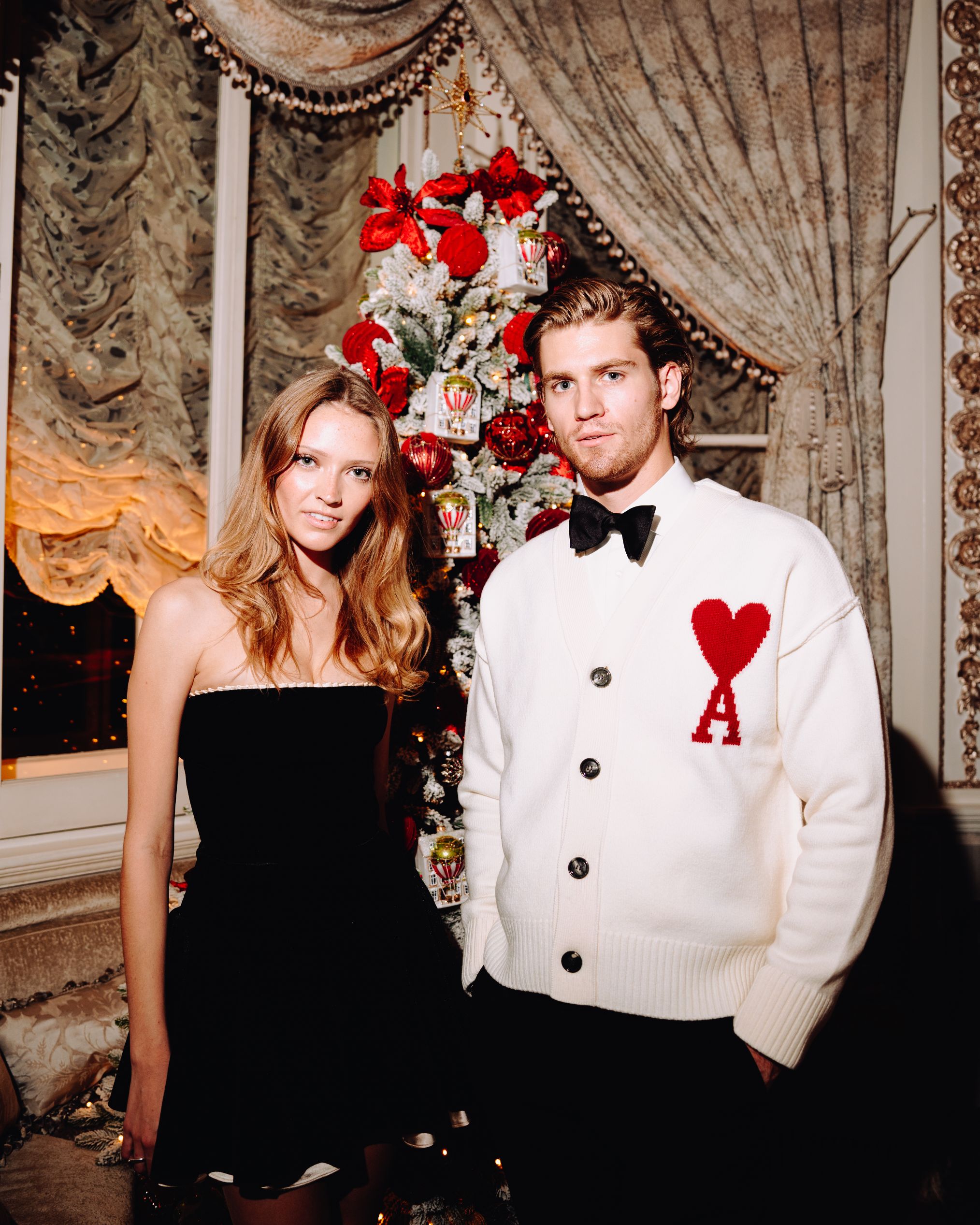 Annabel’s unveils its Holiday themed facade with Poppy Delevingne & Will Poulter