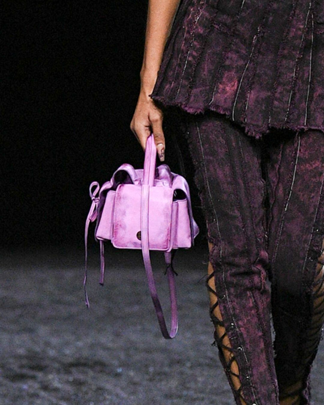 FOREST VINES AND LOTS OF LEATHER: ACNE STUDIOS FW23 COLLECTION