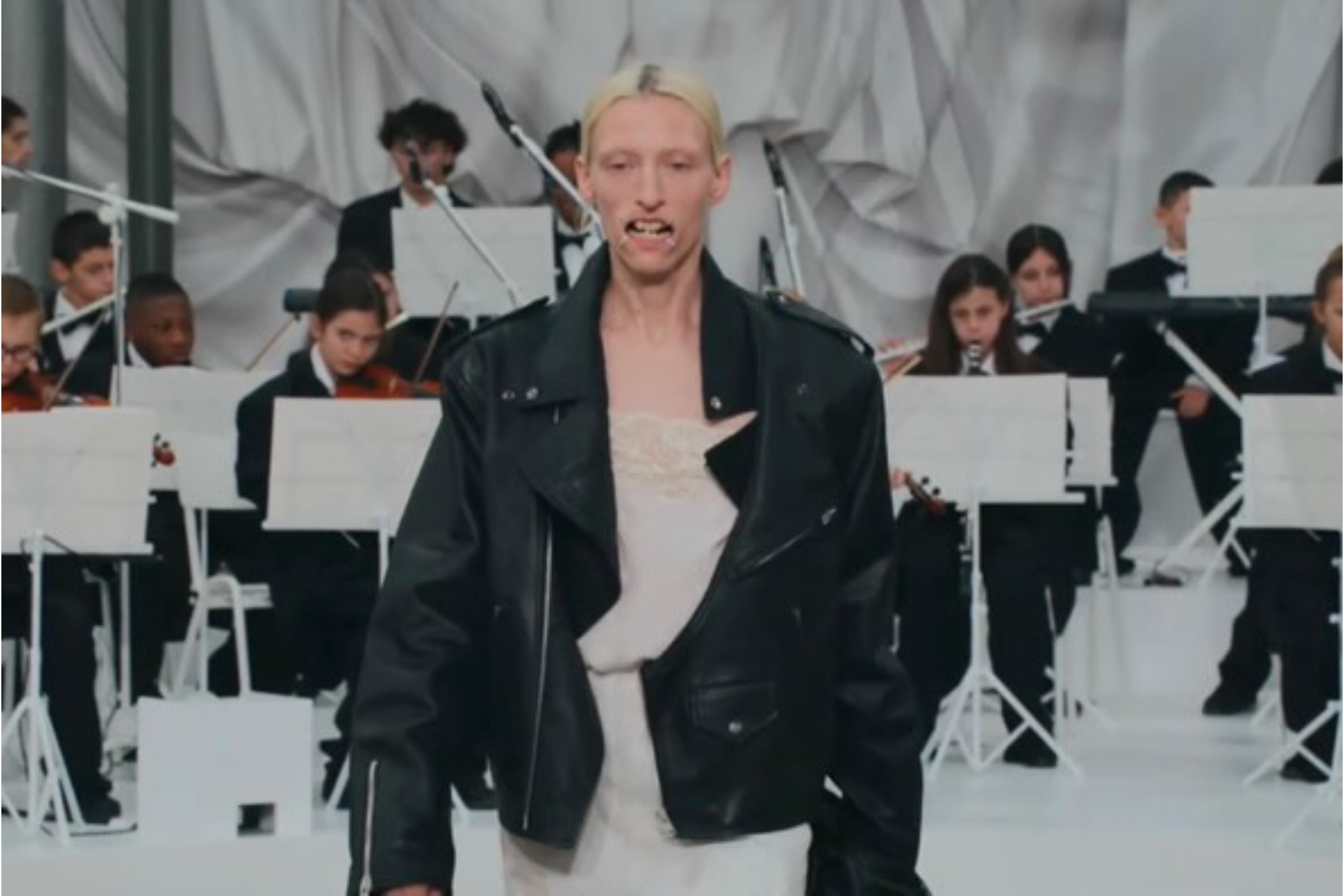 Glenn Martens got a kids orchestra to perform at the Maison Margiela SS26 show