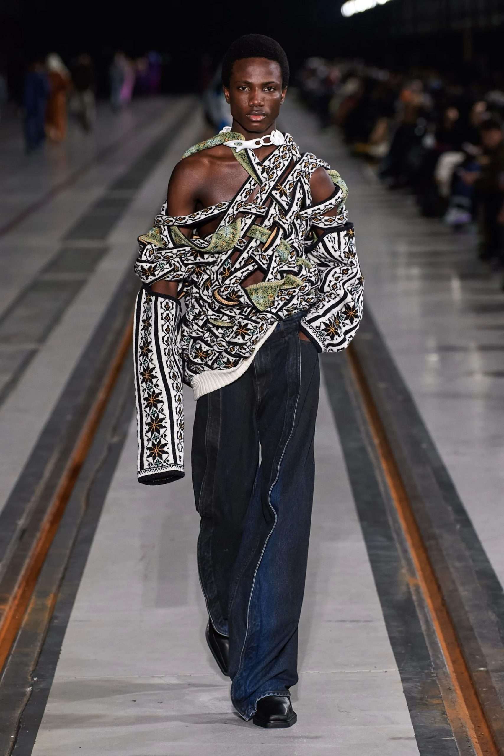 Y/PROJECT BROUGHT DRAMA TO PFW, IN MORE WAYS THAN ONE