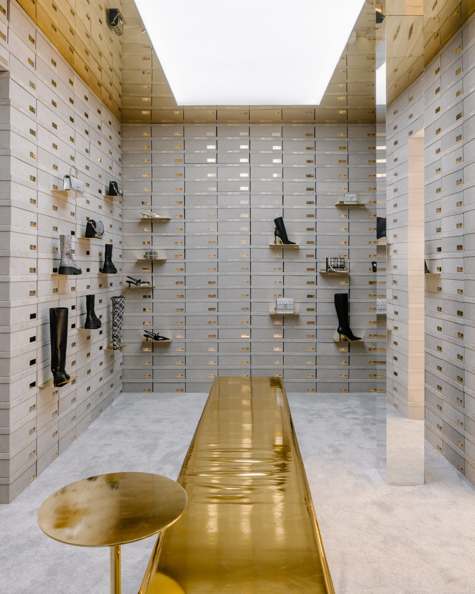 Crosby Studios’ Harry Nuriev turns Jimmy Choo’s Paris store into an unbreakable vault