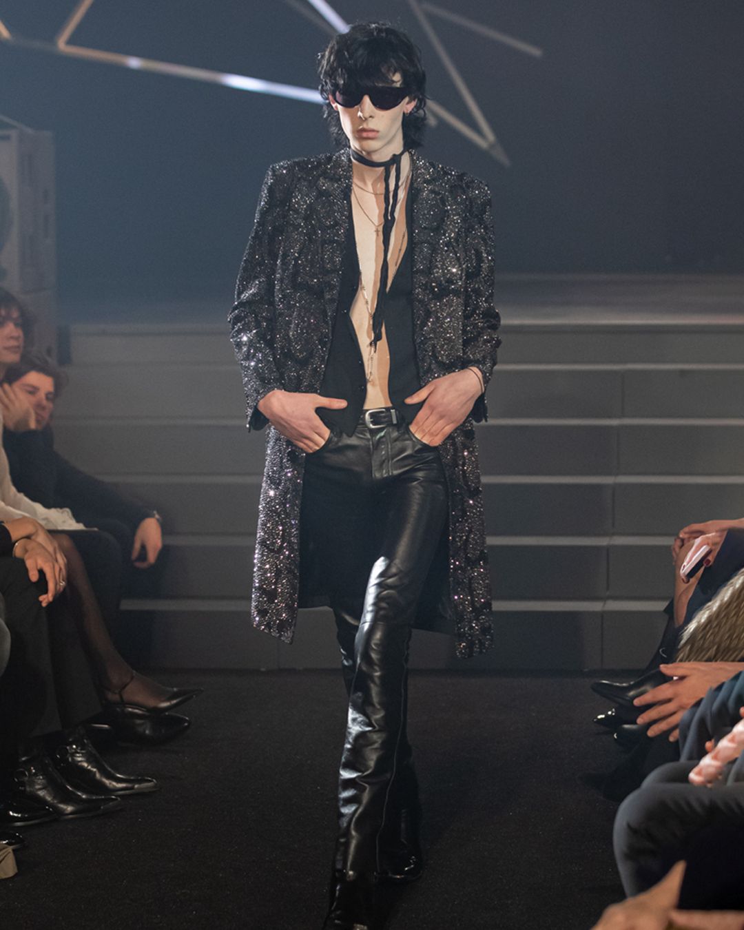 HEDI SLIMANE’S FW23 FOR CELINE WAS AN ODE TO ELECTRO-ROCK YOUTH