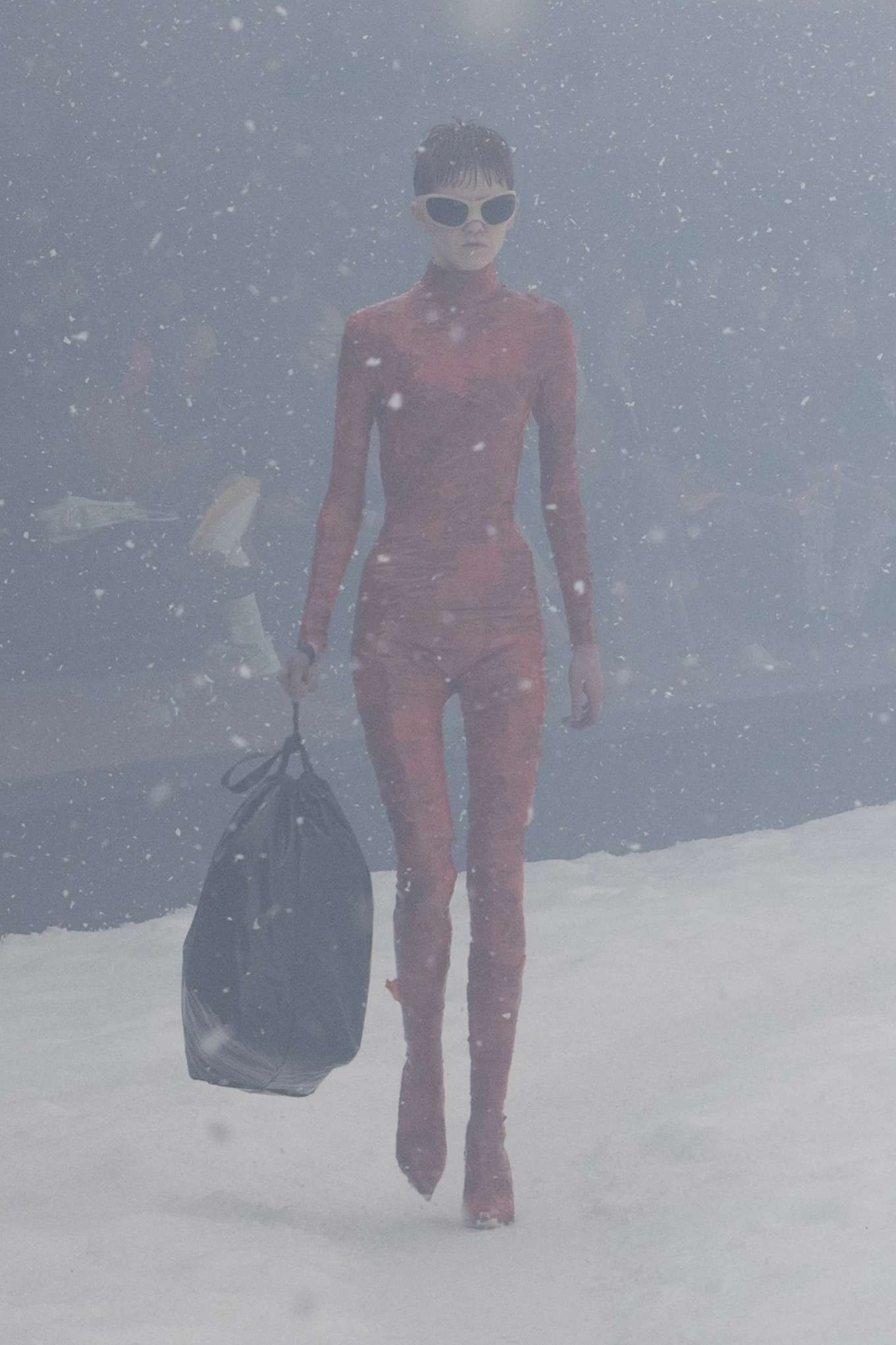 THE BALENCIAGA SHOW WAS MEANT TO BE AN UNCOMFORTABLE VIEWING EXPERIENCE