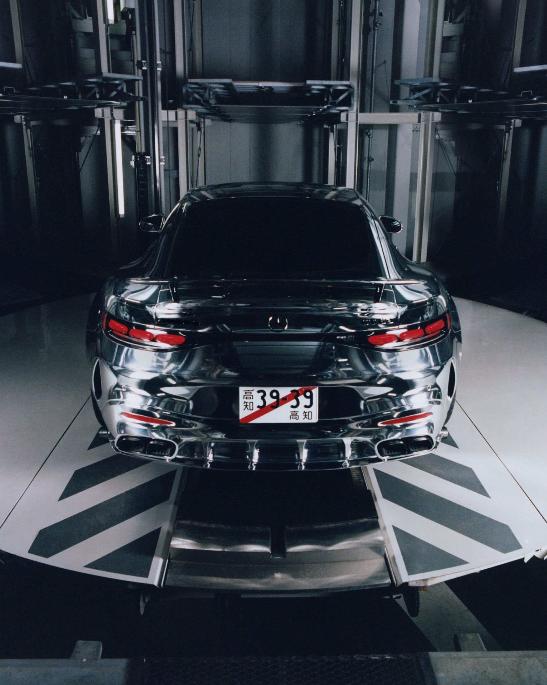 sacai is revving things up with Mercedes-AMG