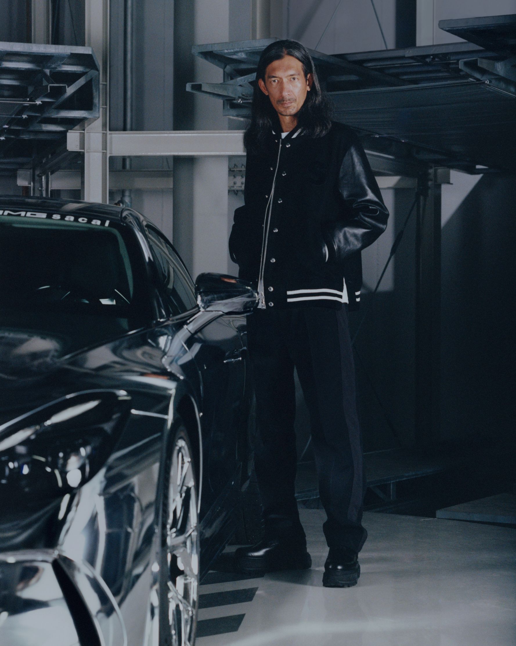 sacai is revving things up with Mercedes-AMG