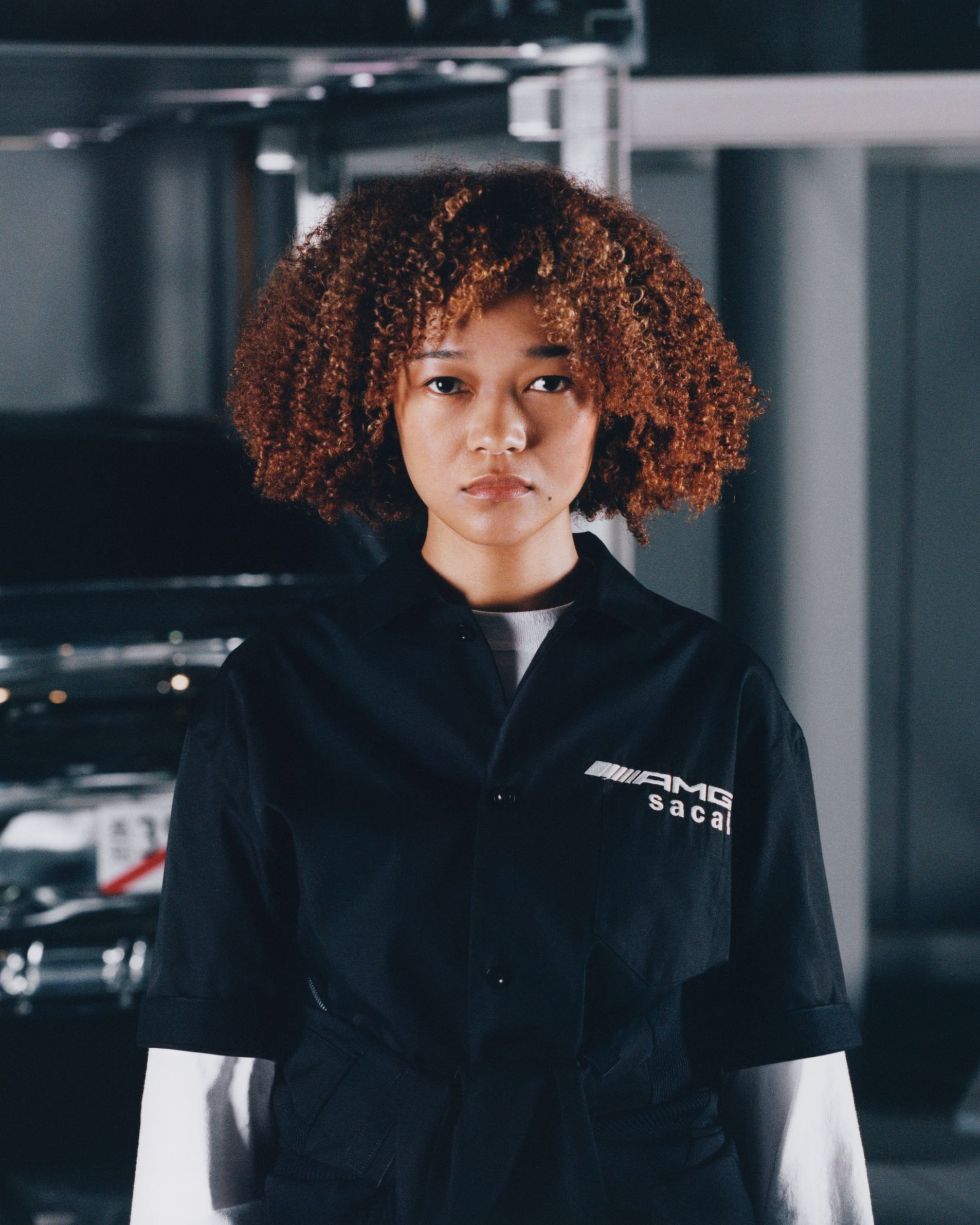 sacai is revving things up with Mercedes-AMG