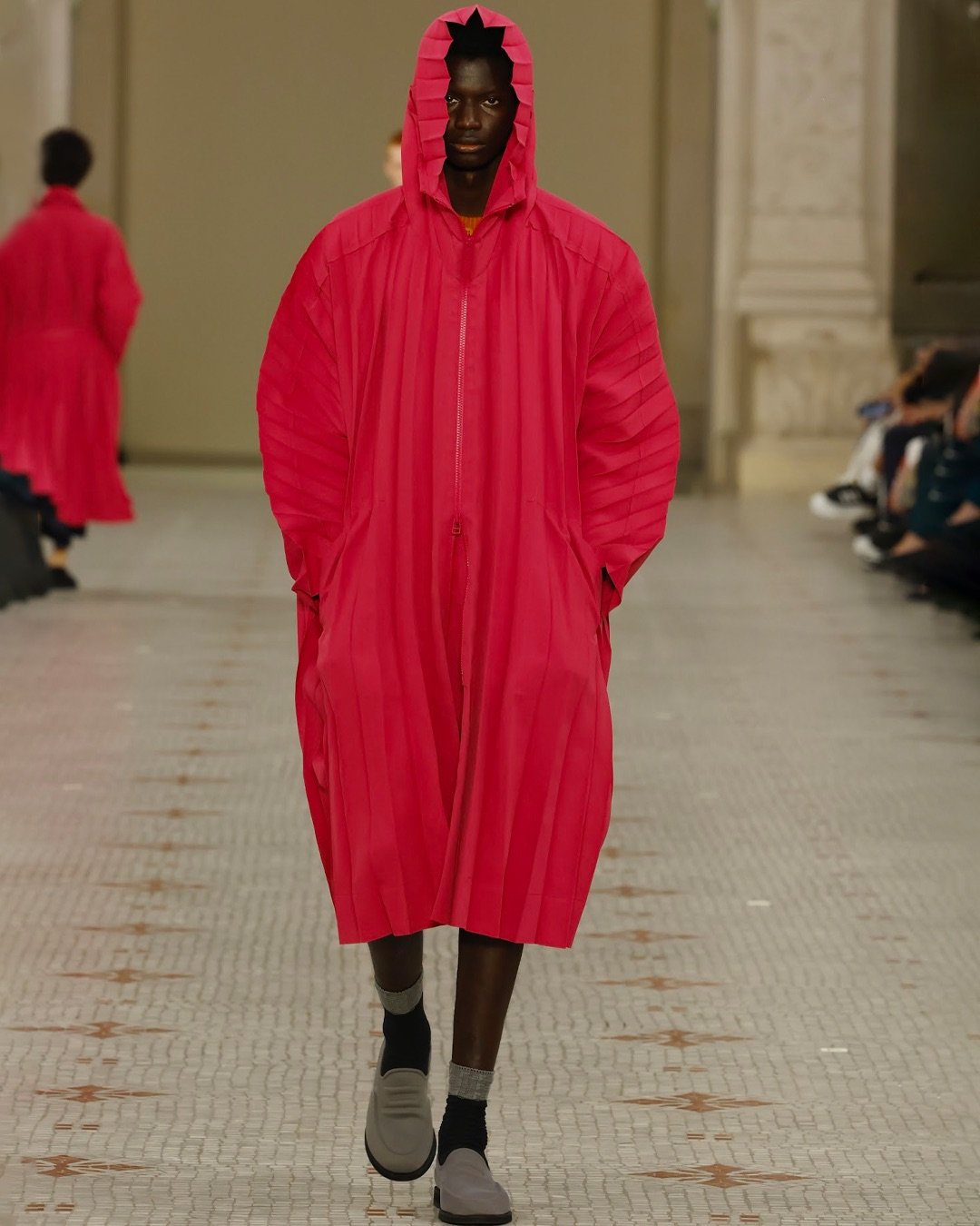 Issey Miyake's SS24 show was clean as hell