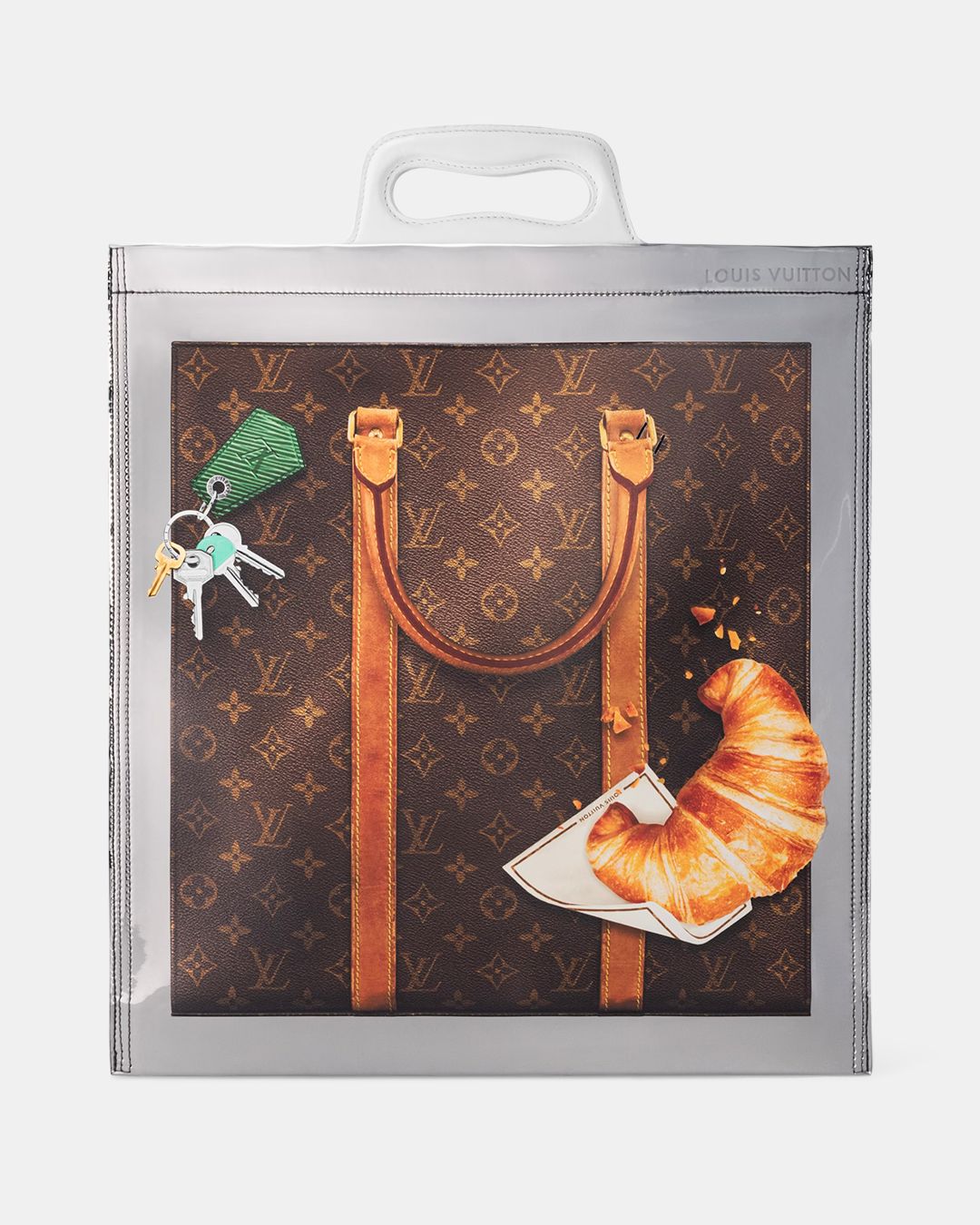 Louis Vuitton said “no more plastic” with its plastic freezer bag
