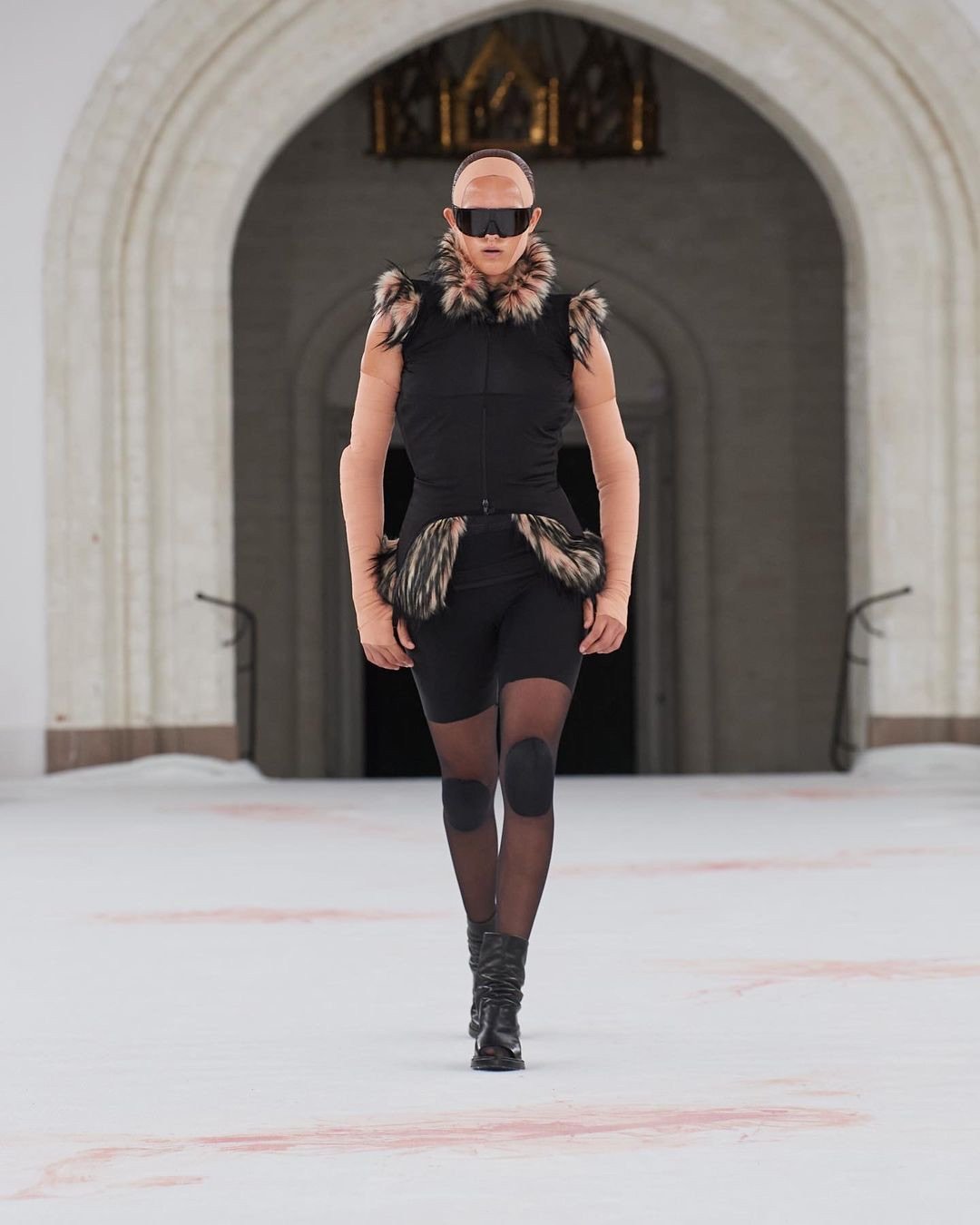Mouthguards, nose strips & blood spatters: what went down at the P.L.N. SS24 show
