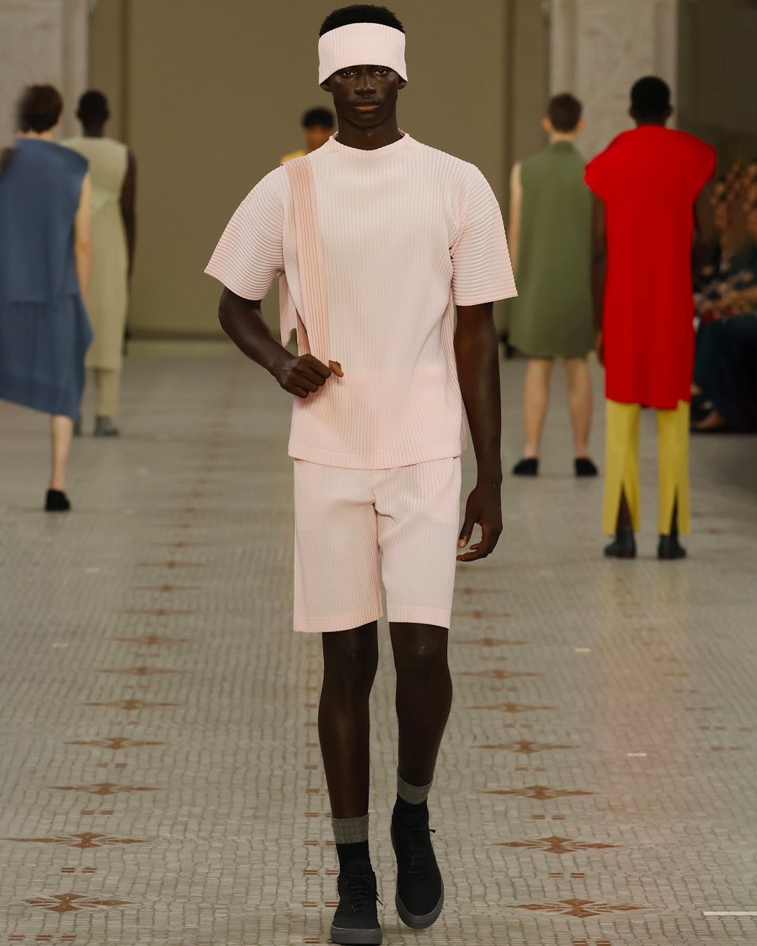 Issey Miyake's SS24 show was clean as hell