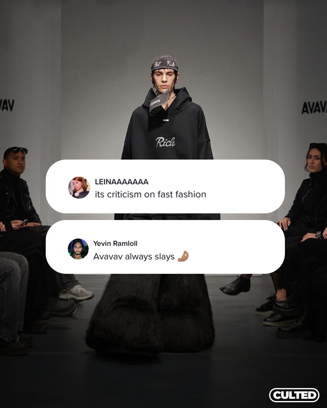 CULTED COMMUNITY TALKS: EVERYTHING FALLING APART AT AVAVAV’S FW23 SHOW