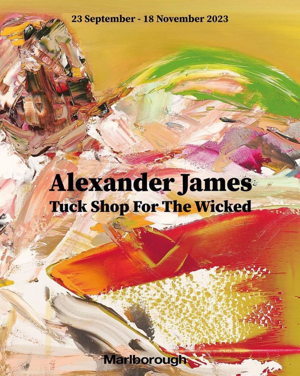 Take a bite out of Alexander James’ exhibition “Tuck Shop For The Wicked”