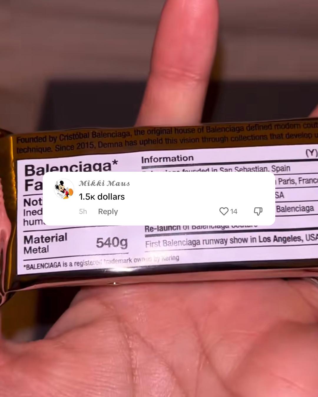 Culted community talks: Balenciaga’s edible Spring 2024 show invite