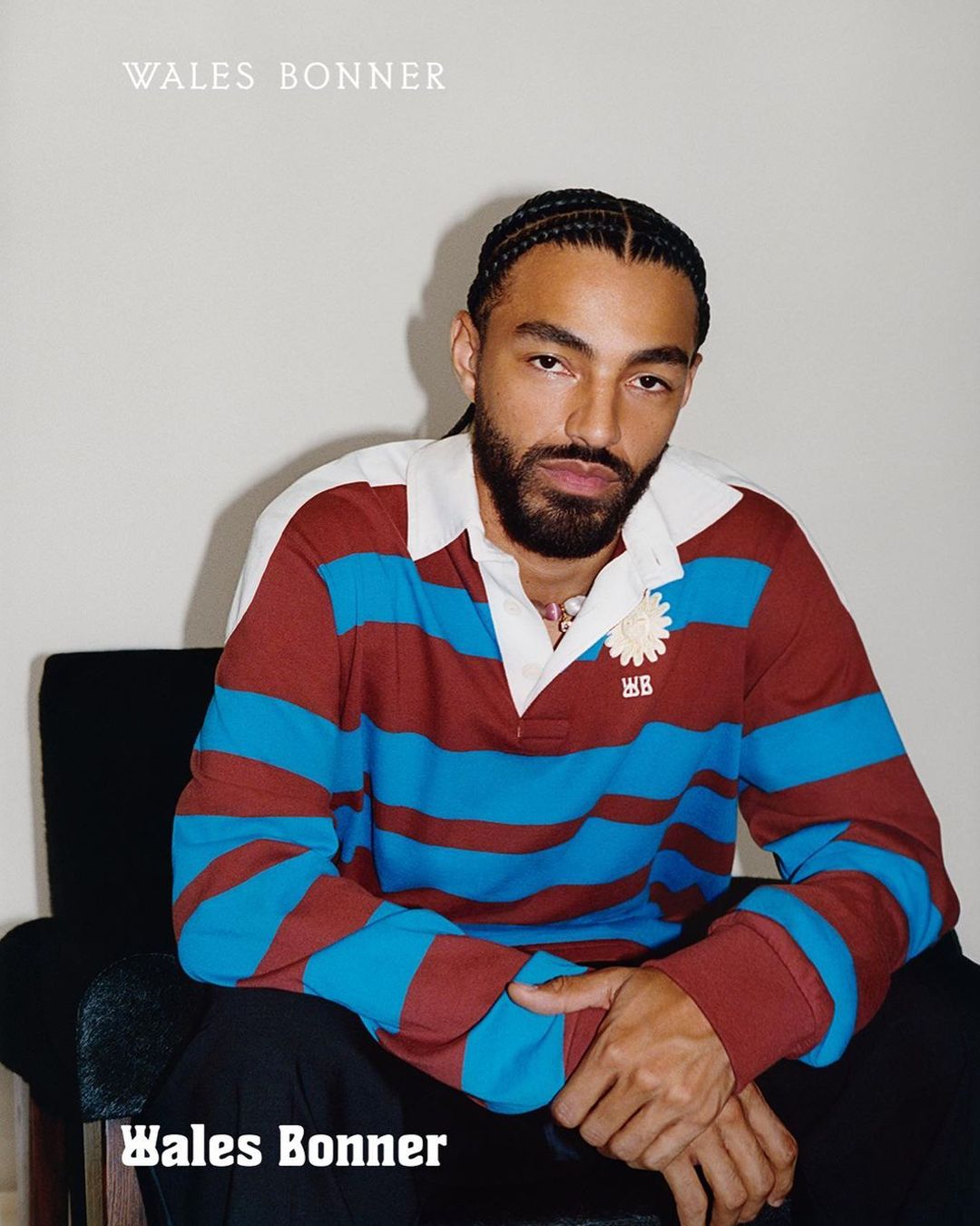 Sage Elsesser and Imaan Hamman are Wales Bonner’s muses for FW23