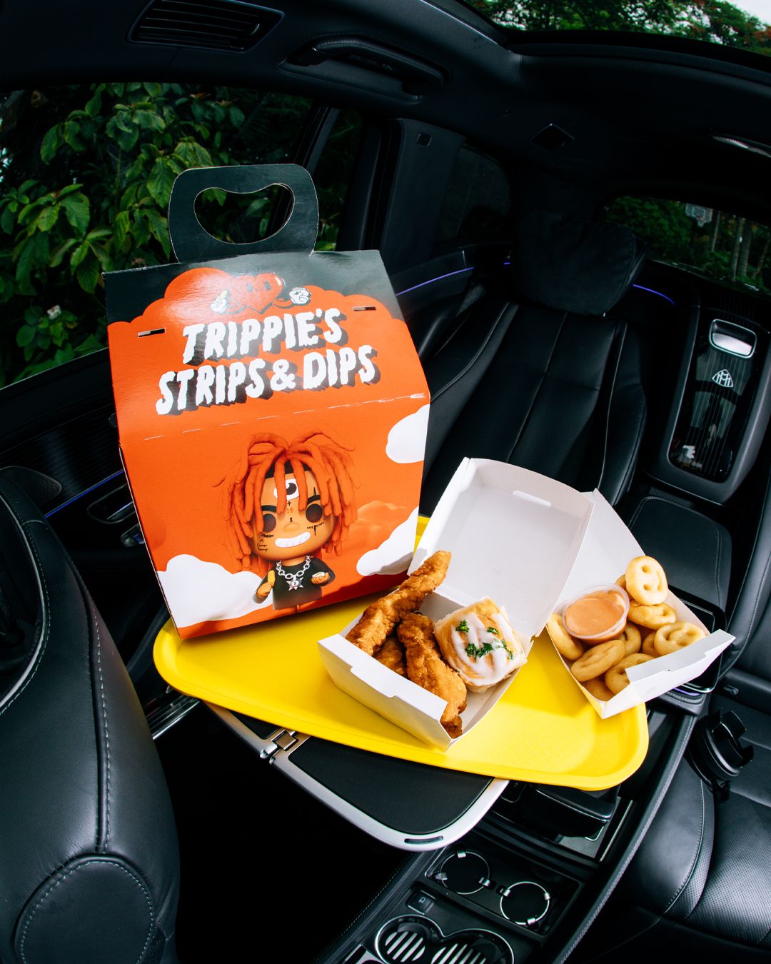 Boy dinner: Trippie Redd & Popchew are serving up chicken n chips
