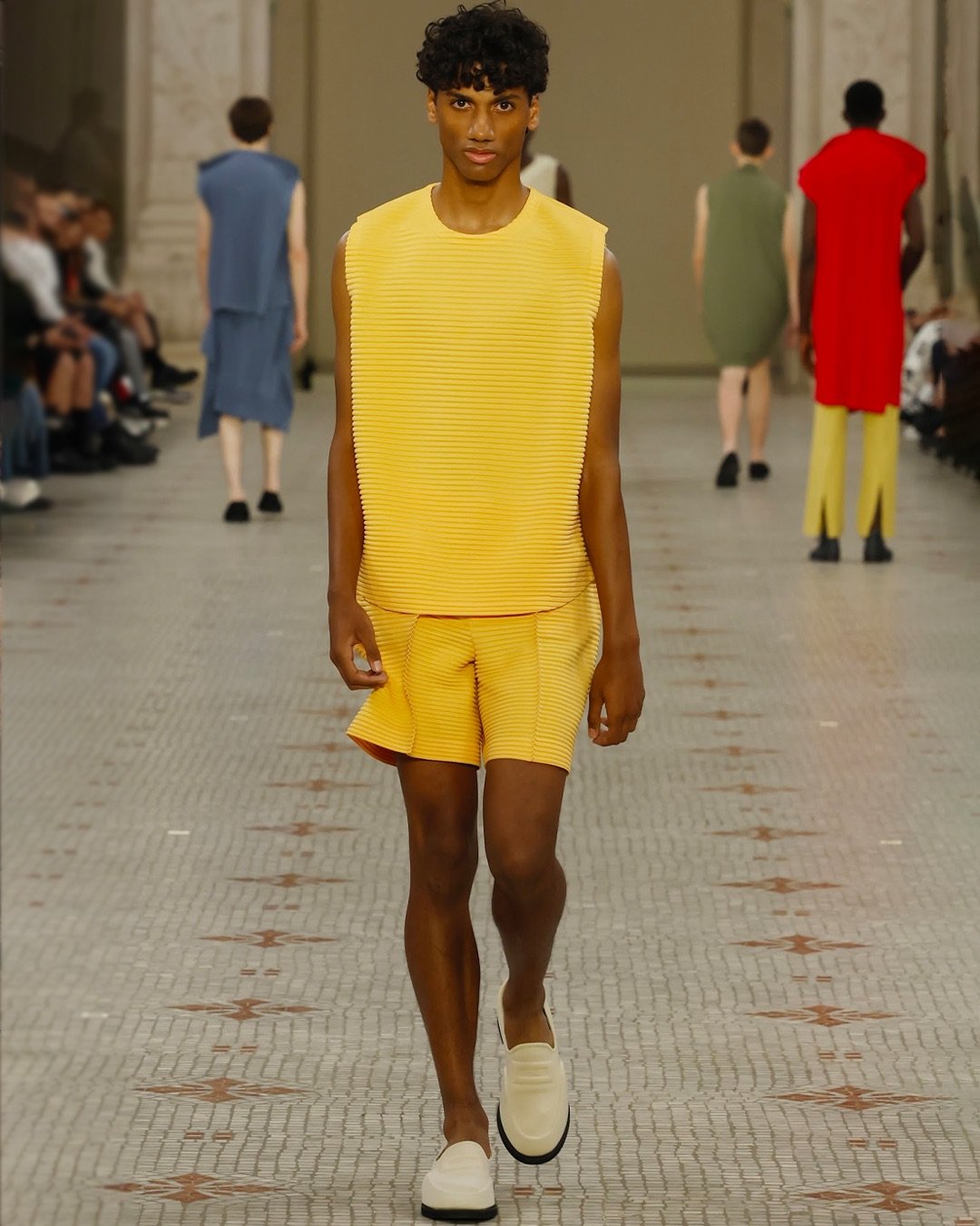 Issey Miyake's SS24 show was clean as hell