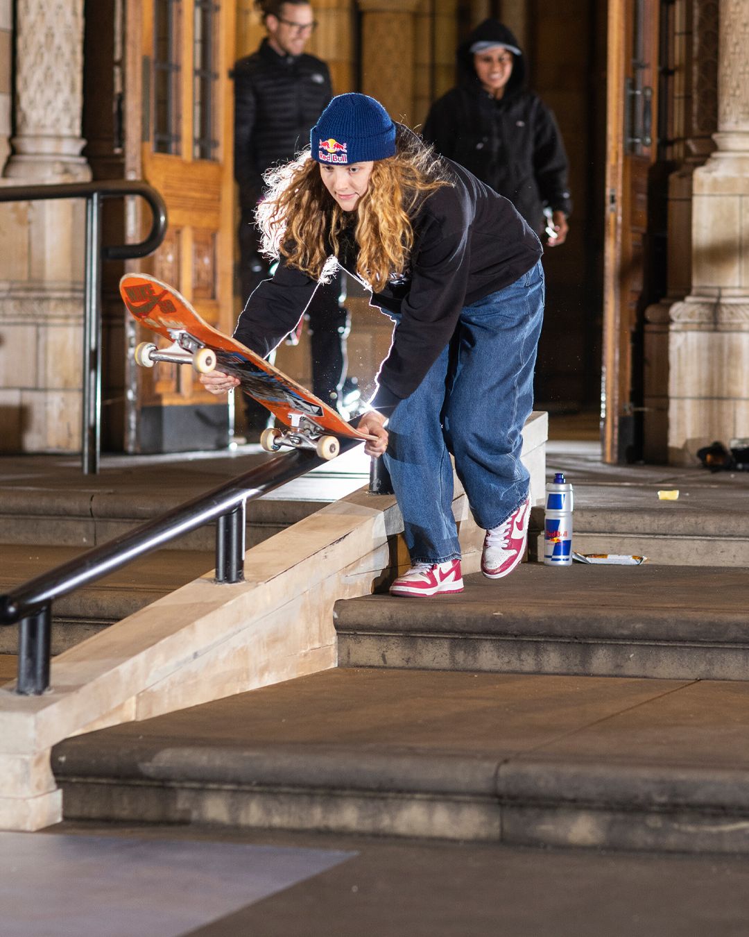 LORE BRUGGEMAN ON SKATING IN THE NATURAL HISTORY MUSEUM WITH RED BULL